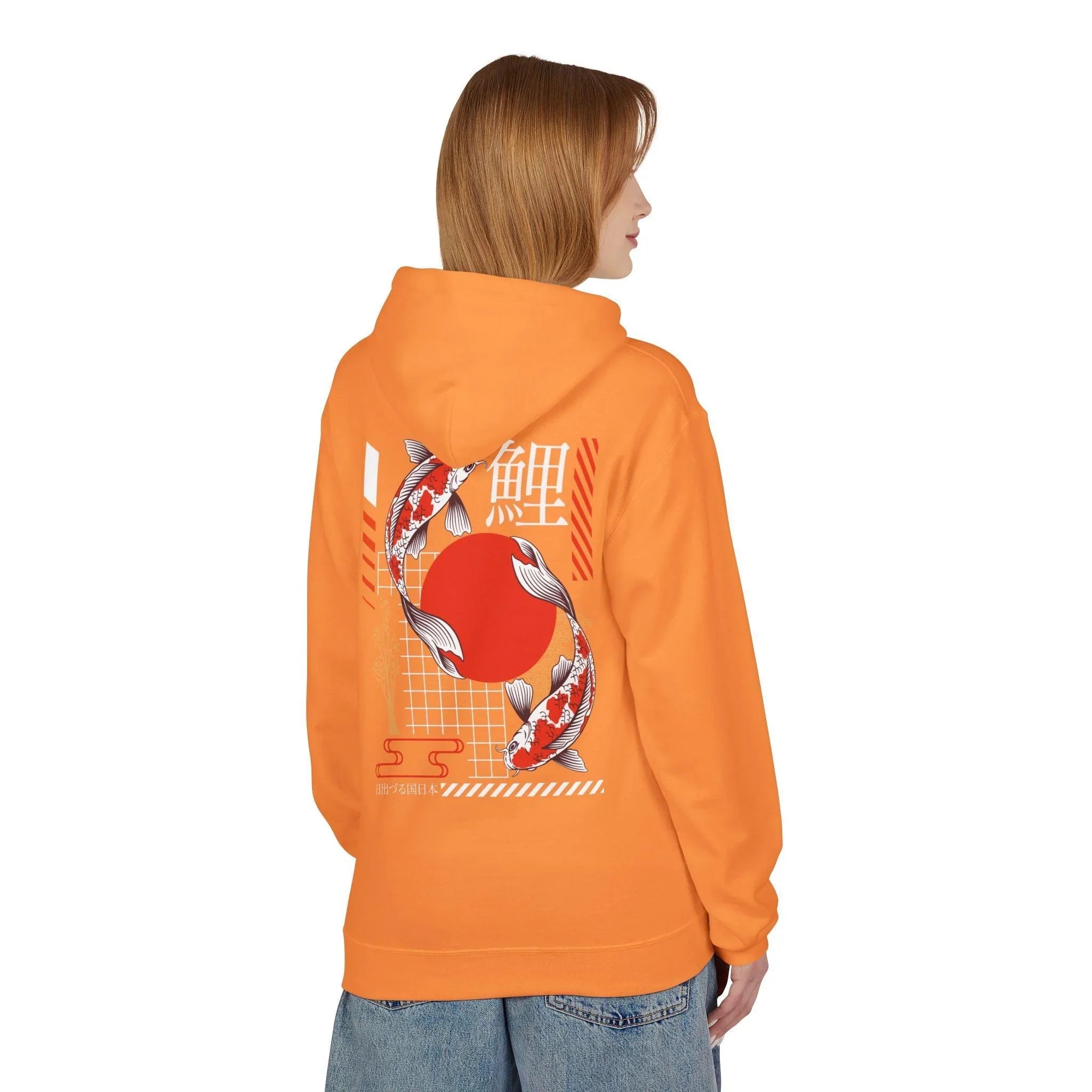 Koi Fish Streetwear Fleece Hoodie - Ultimate Comfort Meets Stylish Design