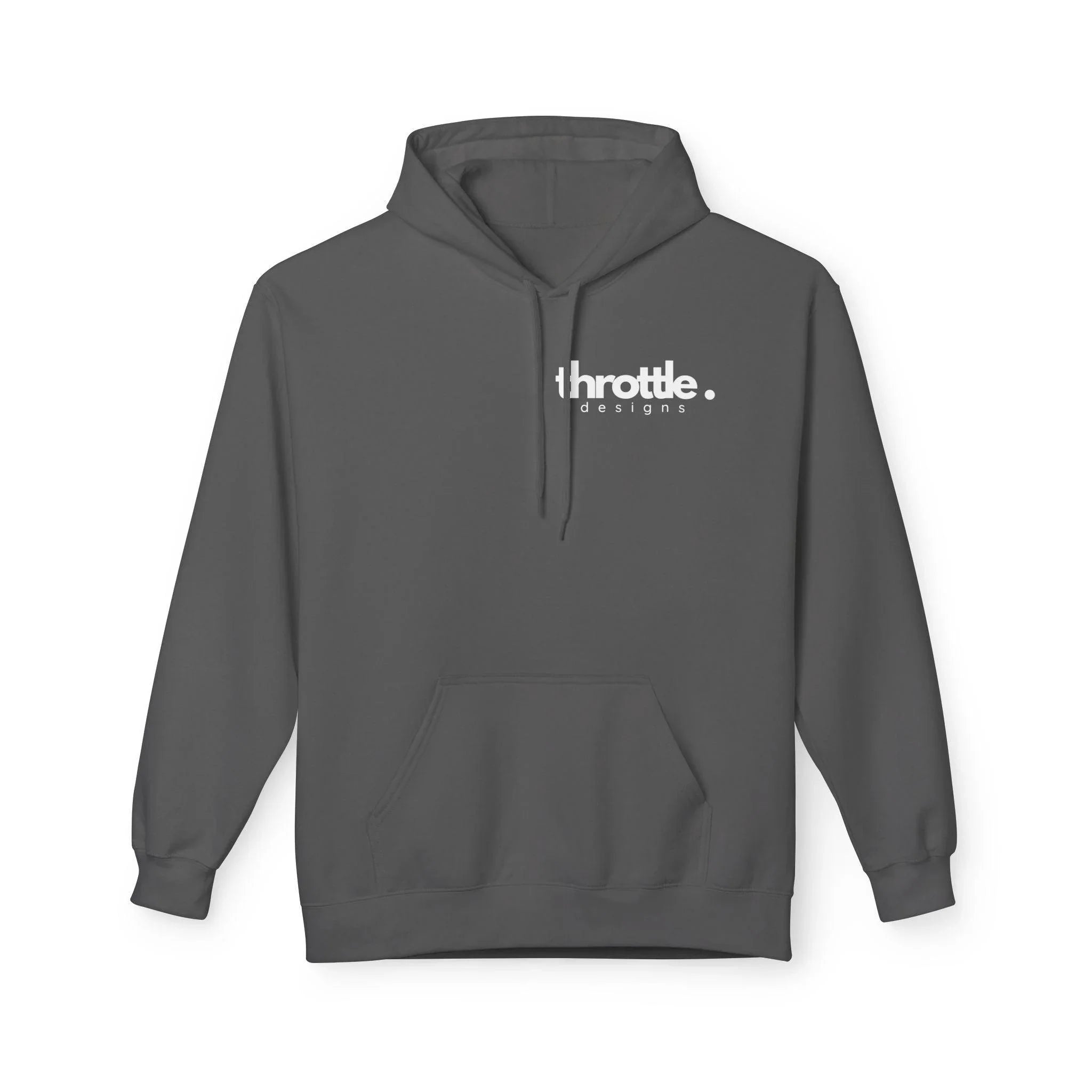 Throttle Designs Adventure Fleece Hoodie - "Live to Ride, Eat, Sleep"