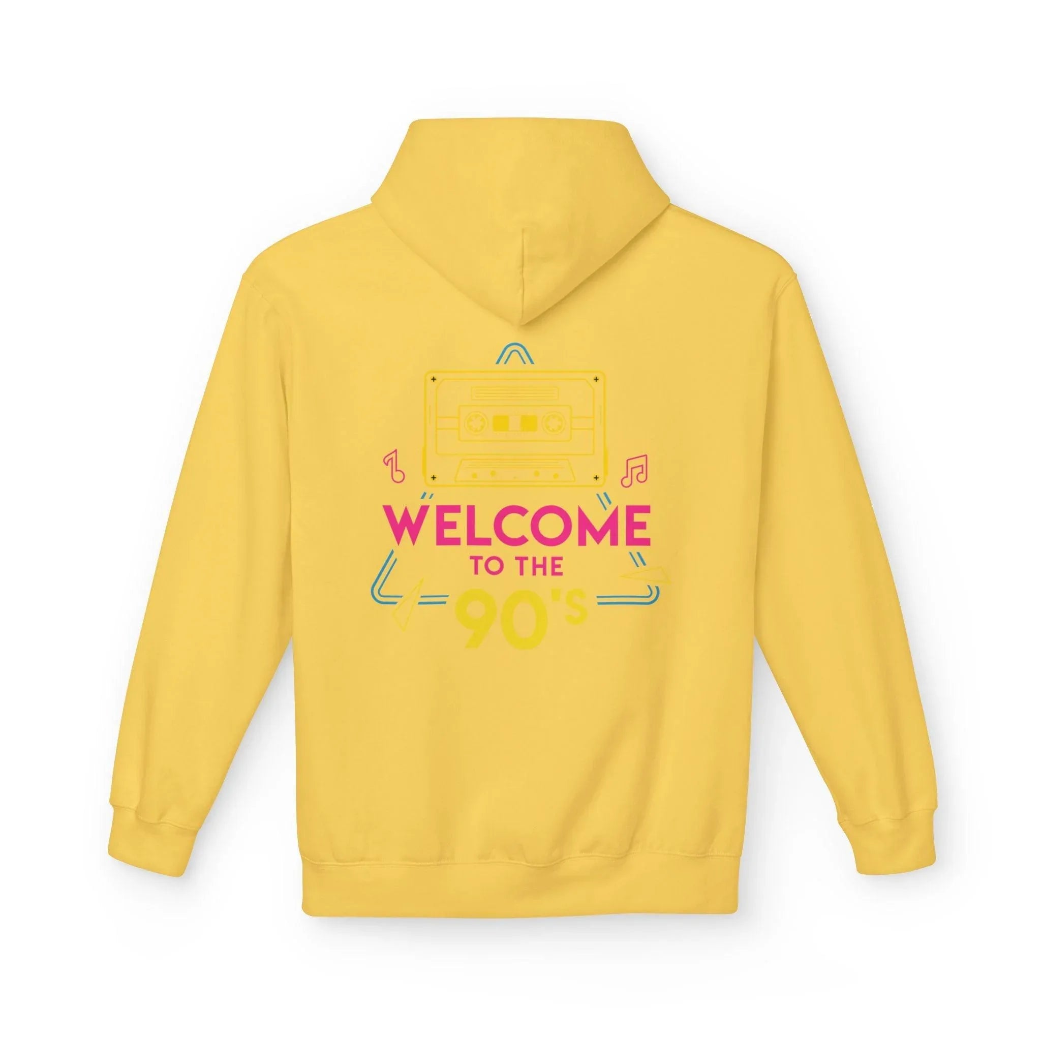 Nostalgic 90's Vibes Premium Fleece Hoodie for Ultimate Comfort