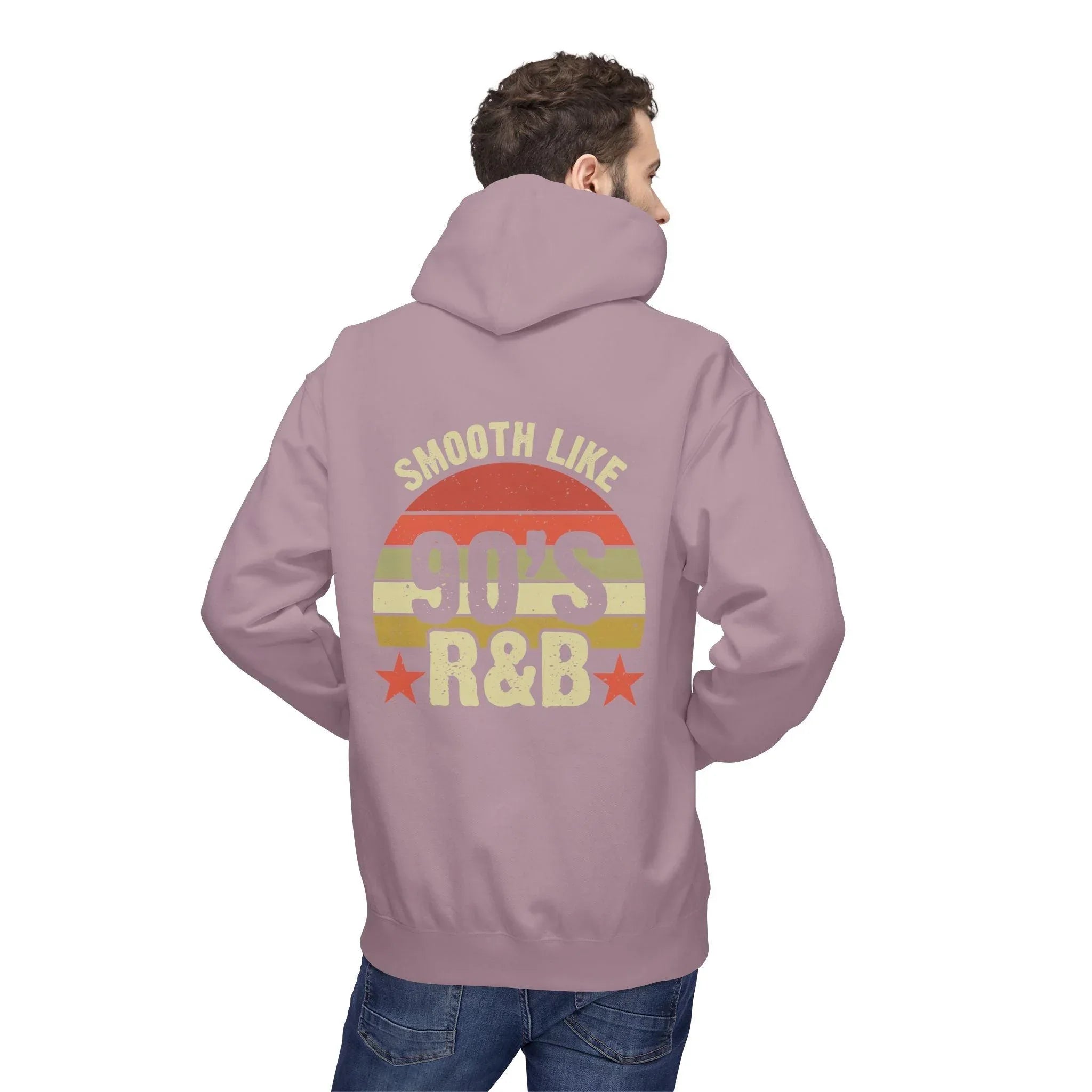 Retro Vibes Fleece Hoodie - Embrace the Comfort of 90's R&B Style