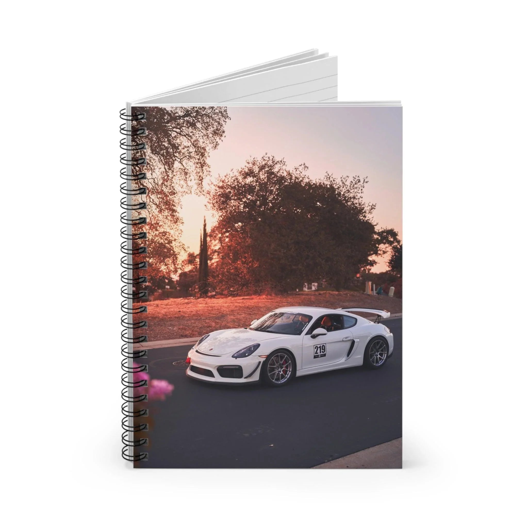 Porsche GT4 Automotive Spiral Notebook #008 - Throttle Designs