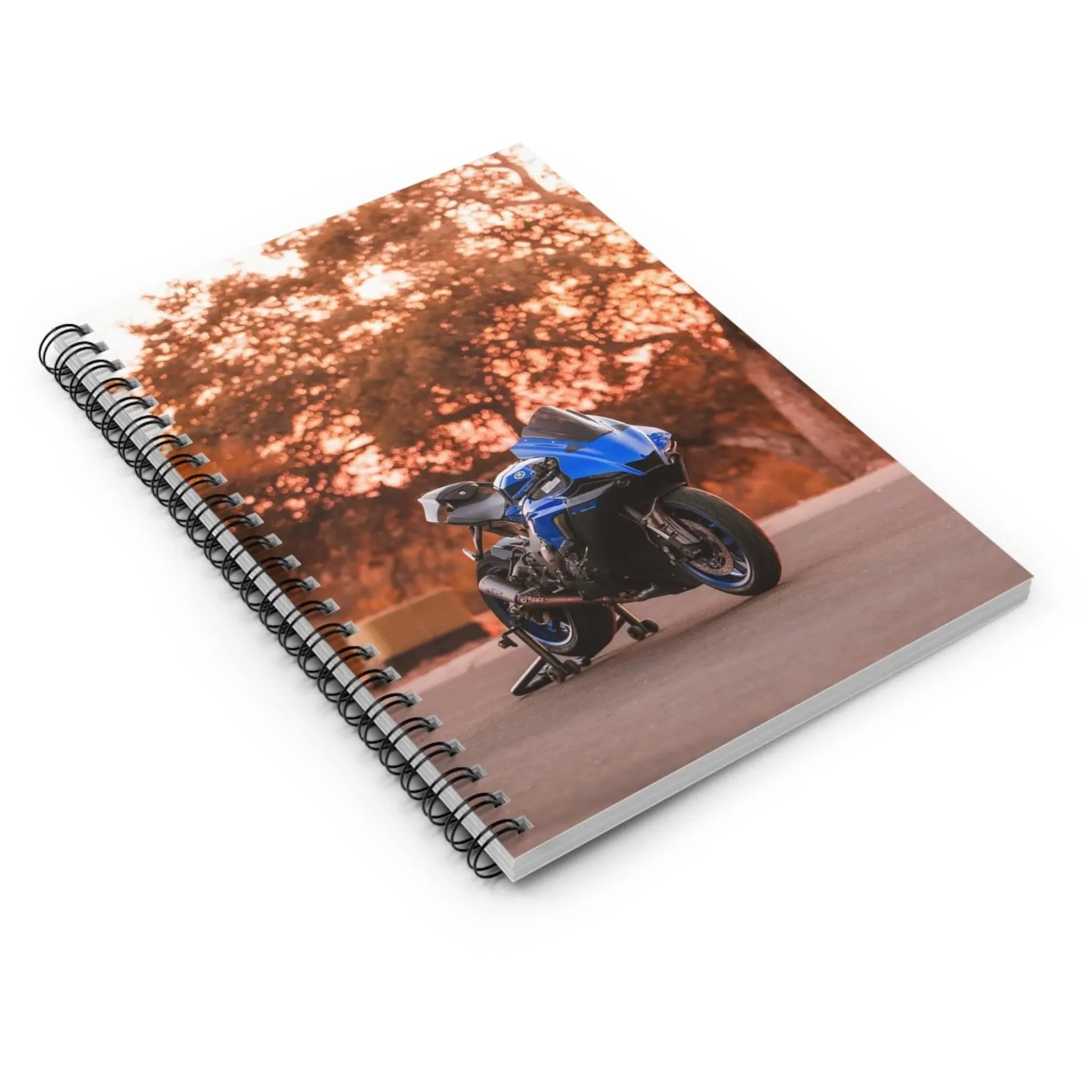 Yamaha R1 Motorcycle Spiral Notebook #026 - Throttle Designs