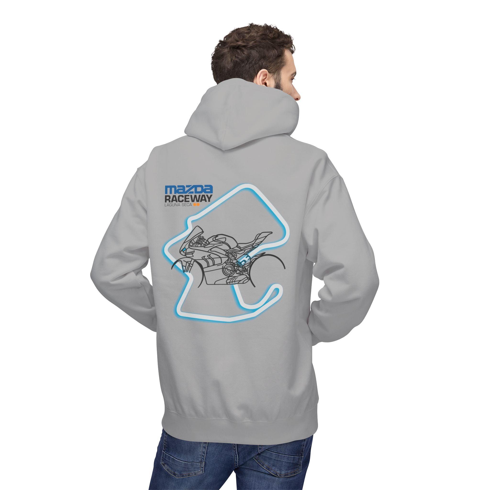Ducati Panigale V4 SP Laguna Seca Fleece Hoodie - Stylish & Cozy