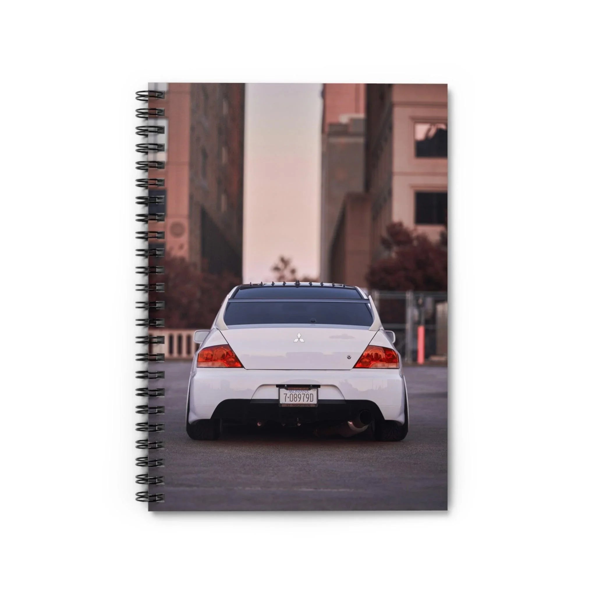 Mitsubishi Evo 8 Automotive Spiral Notebook #021 - Throttle Designs