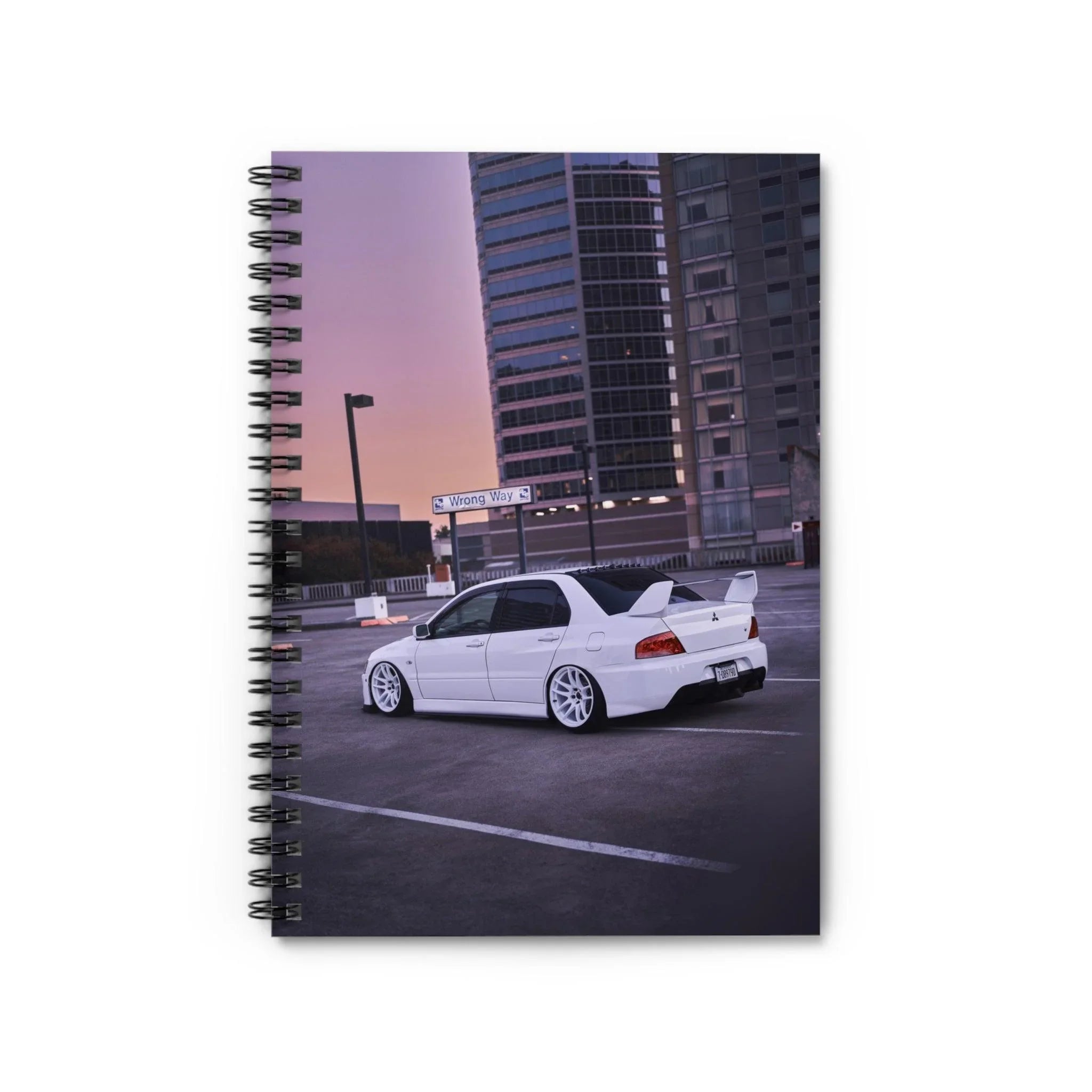 Mitsubishi Evo 8 Automotive Spiral Notebook #015 - Throttle Designs