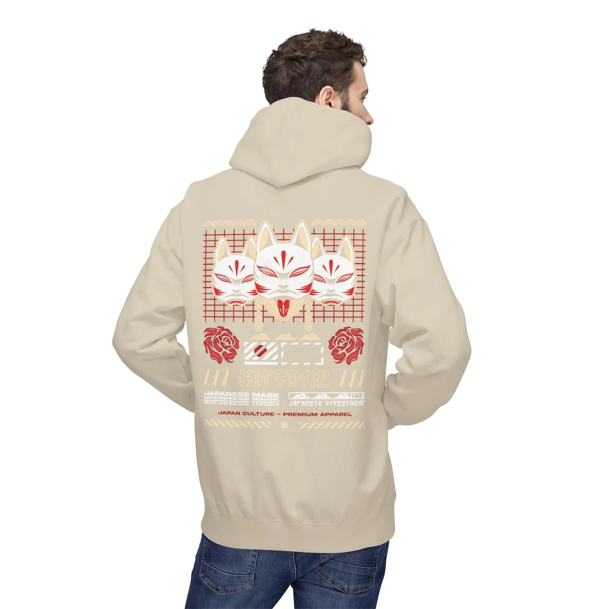Ultimate Kitsune Japanese Streetwear Fleece Hoodie for Comfort and Style