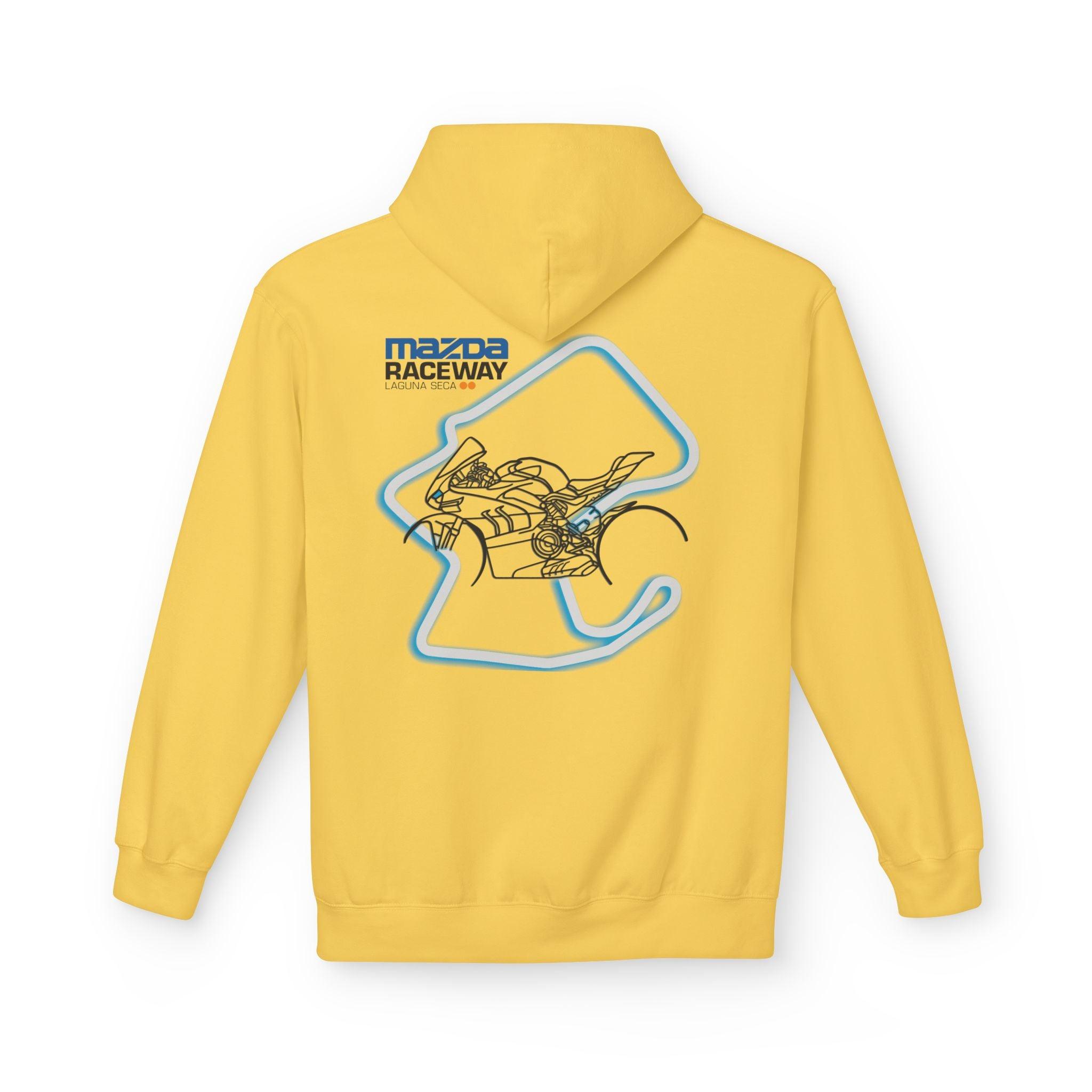 Ducati Panigale V4 SP Laguna Seca Fleece Hoodie - Stylish & Cozy