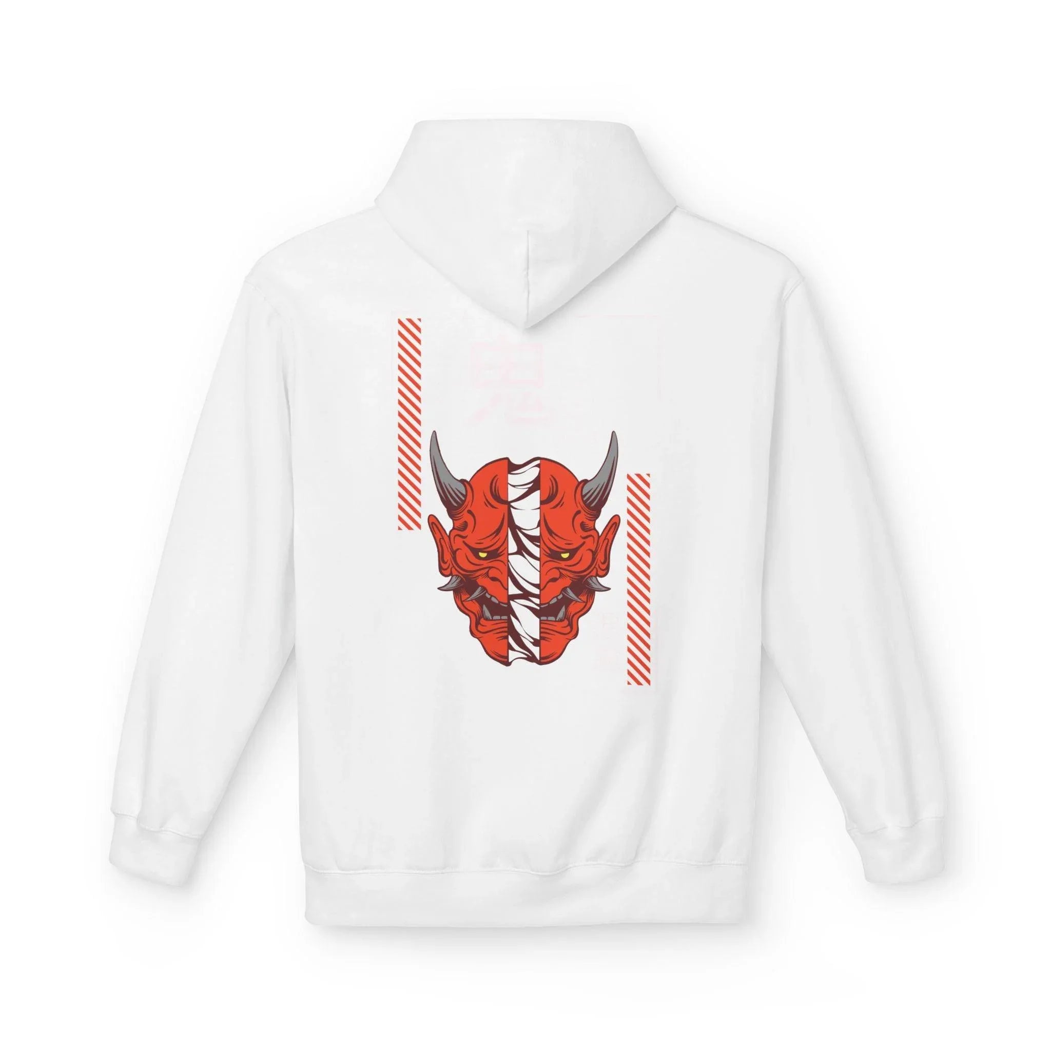 Oni Mask Streetwear Fleece Hoodie - Ultimate Comfort & Unique Style