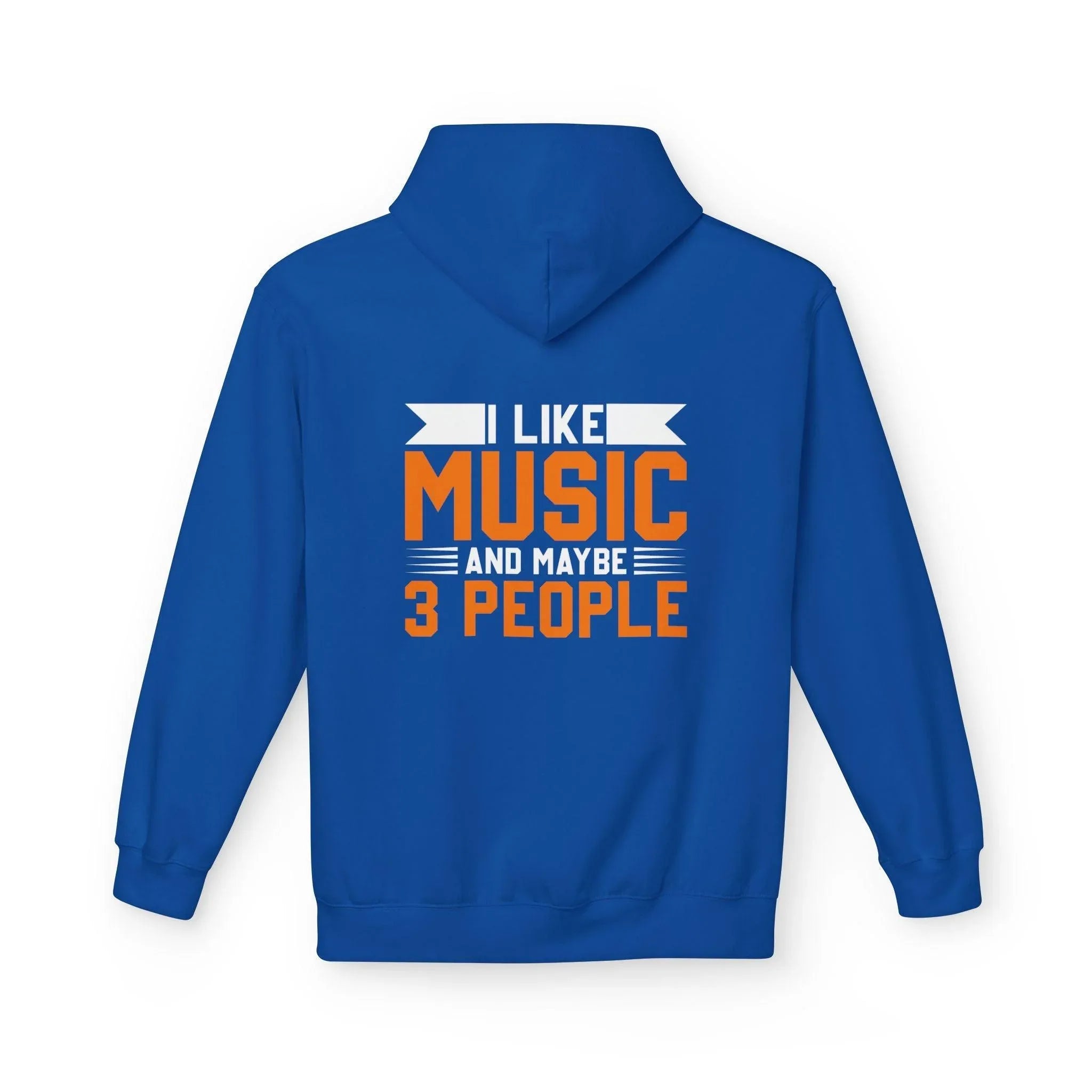 Cozy Up with the "I Love Music & My 3 People" Fleece Hoodie