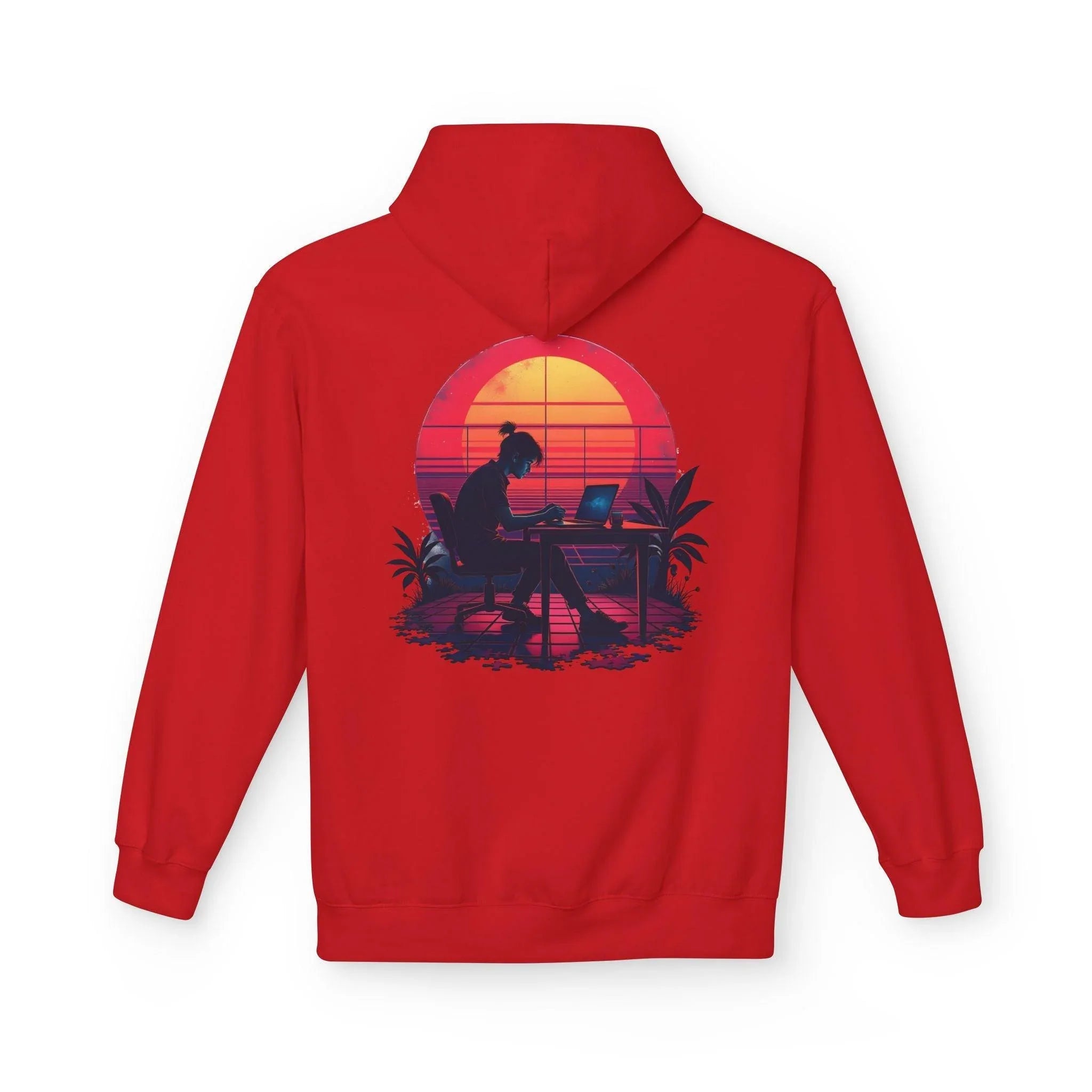 Ultimate Retro Programmer Fleece Hoodie for Comfort and Style