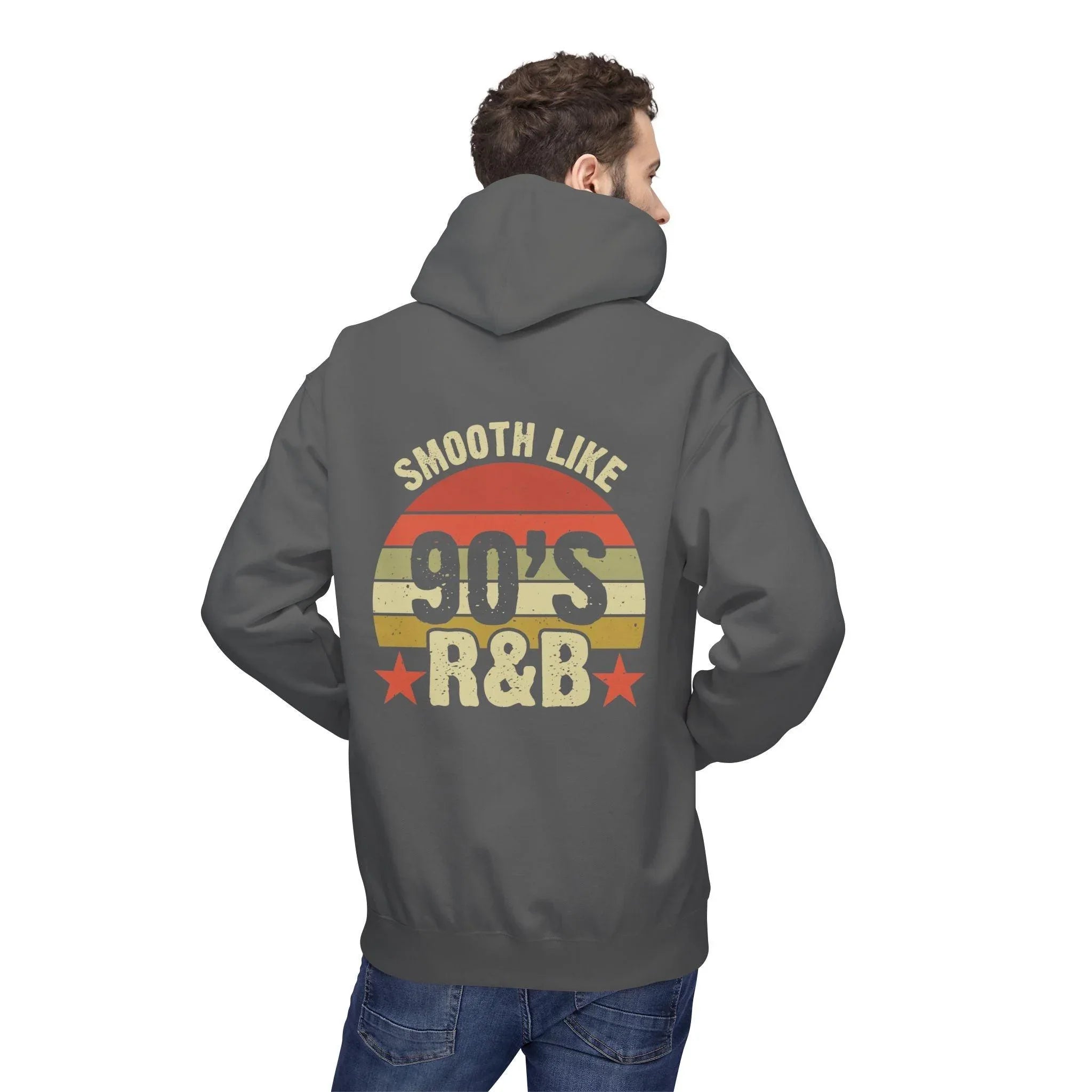 Retro Vibes Fleece Hoodie - Embrace the Comfort of 90's R&B Style