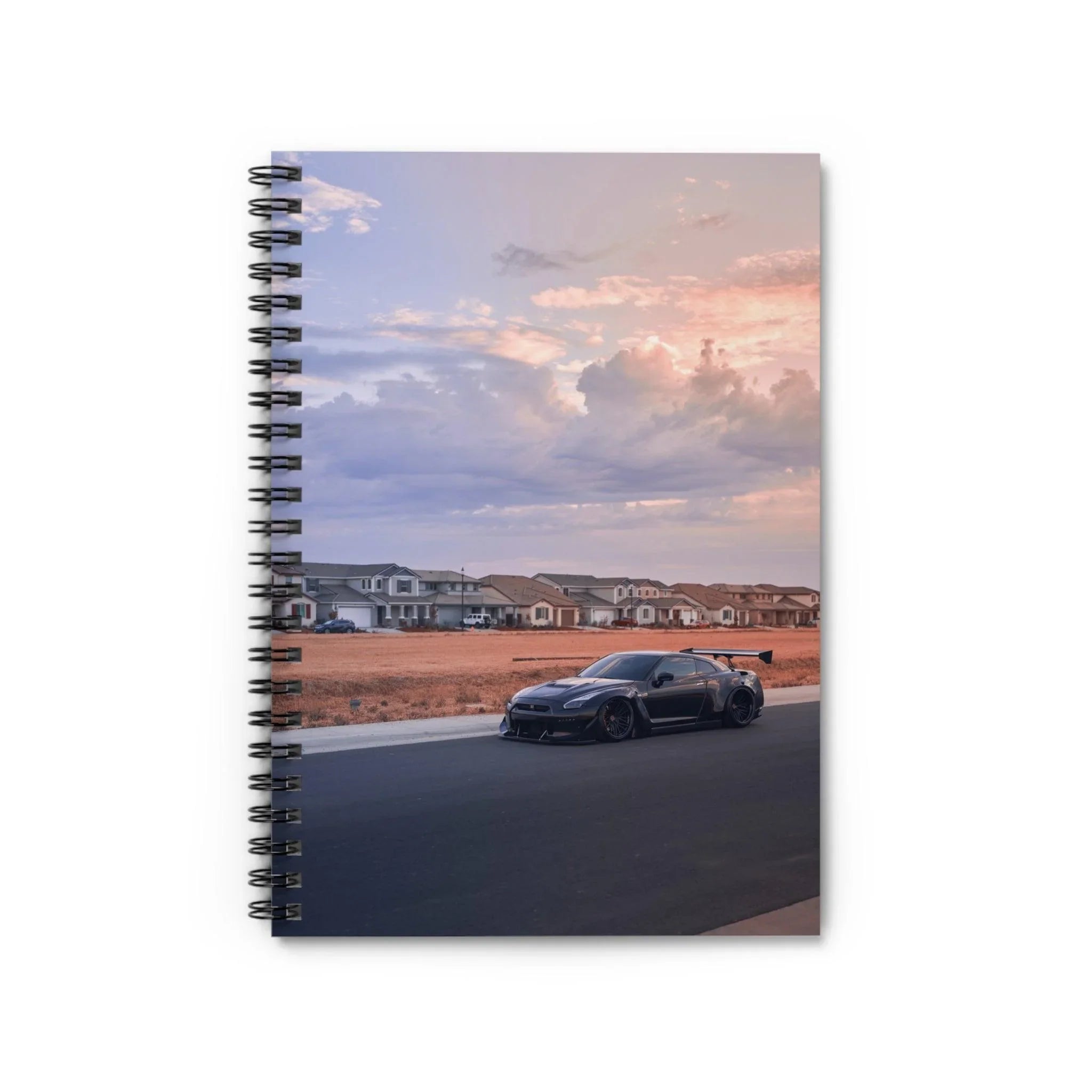 Nissan GTR R35 Automotive Spiral Notebook #013 - Throttle Designs