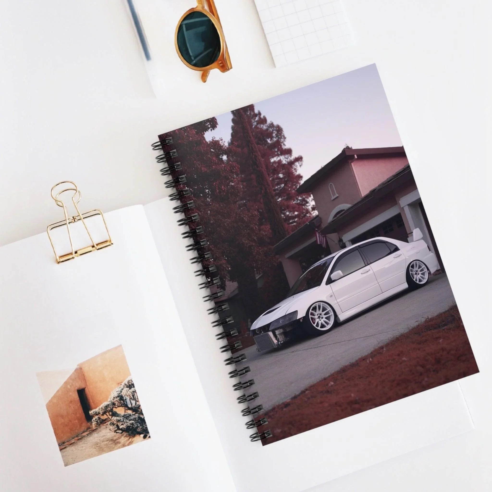 Mitsubishi Evo 8 Automotive Spiral Notebook #034 - Throttle Designs