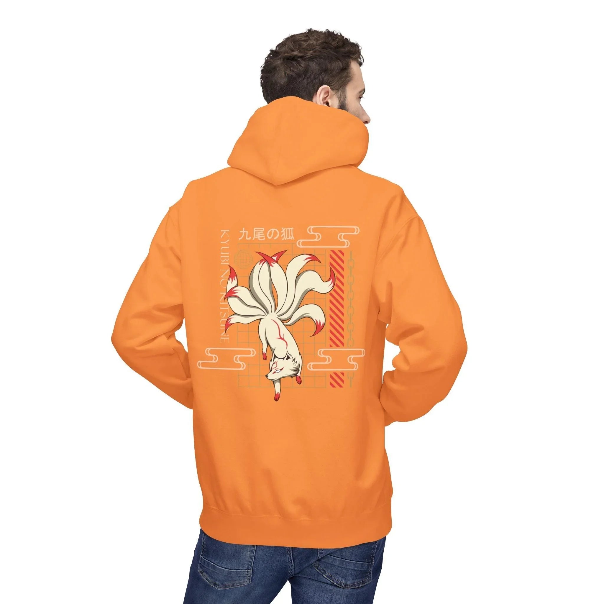 Kyubi No Kitsune Japanese Streetwear Fleece Hoodie – Ultimate Comfort Meets Stylish Design