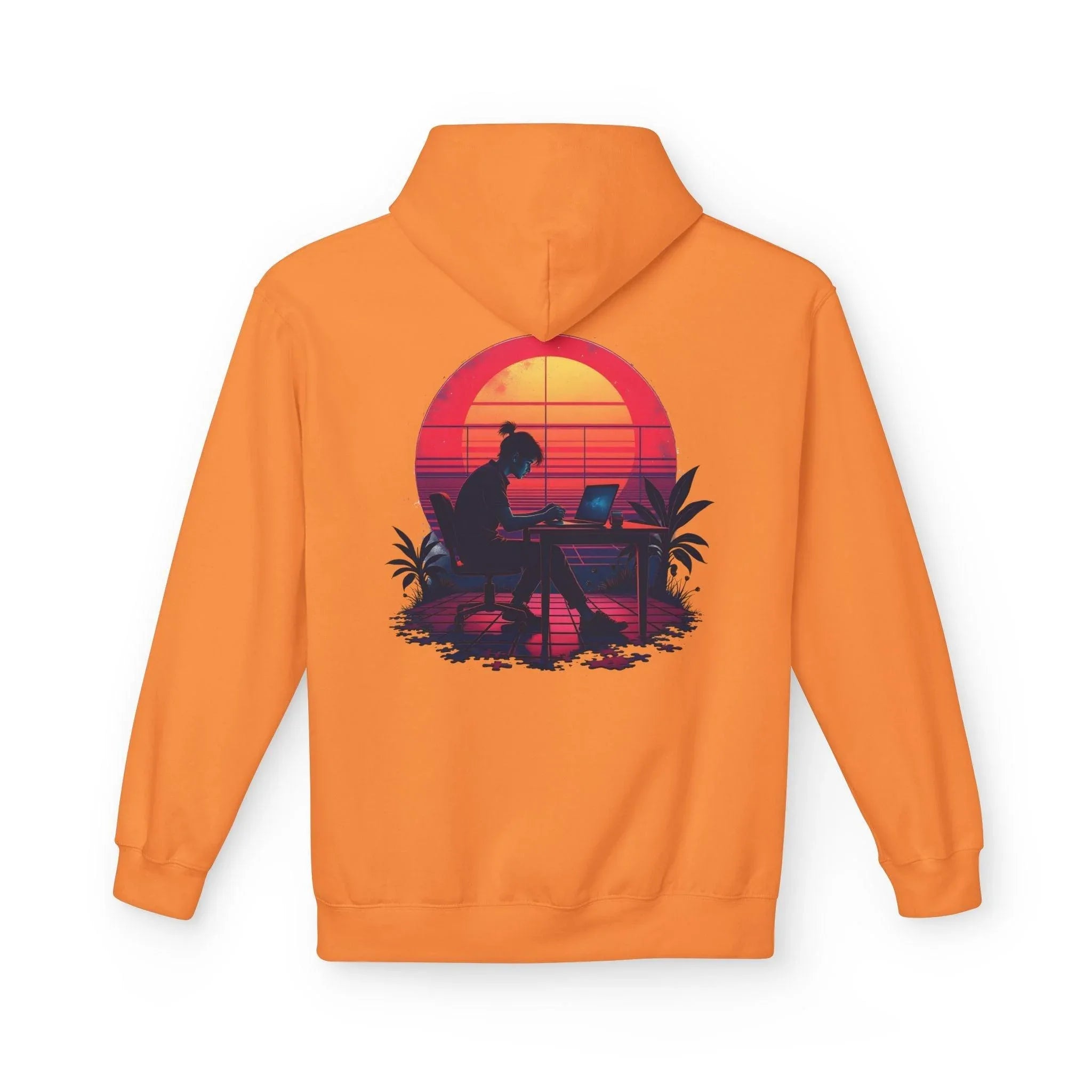 Ultimate Retro Programmer Fleece Hoodie for Comfort and Style