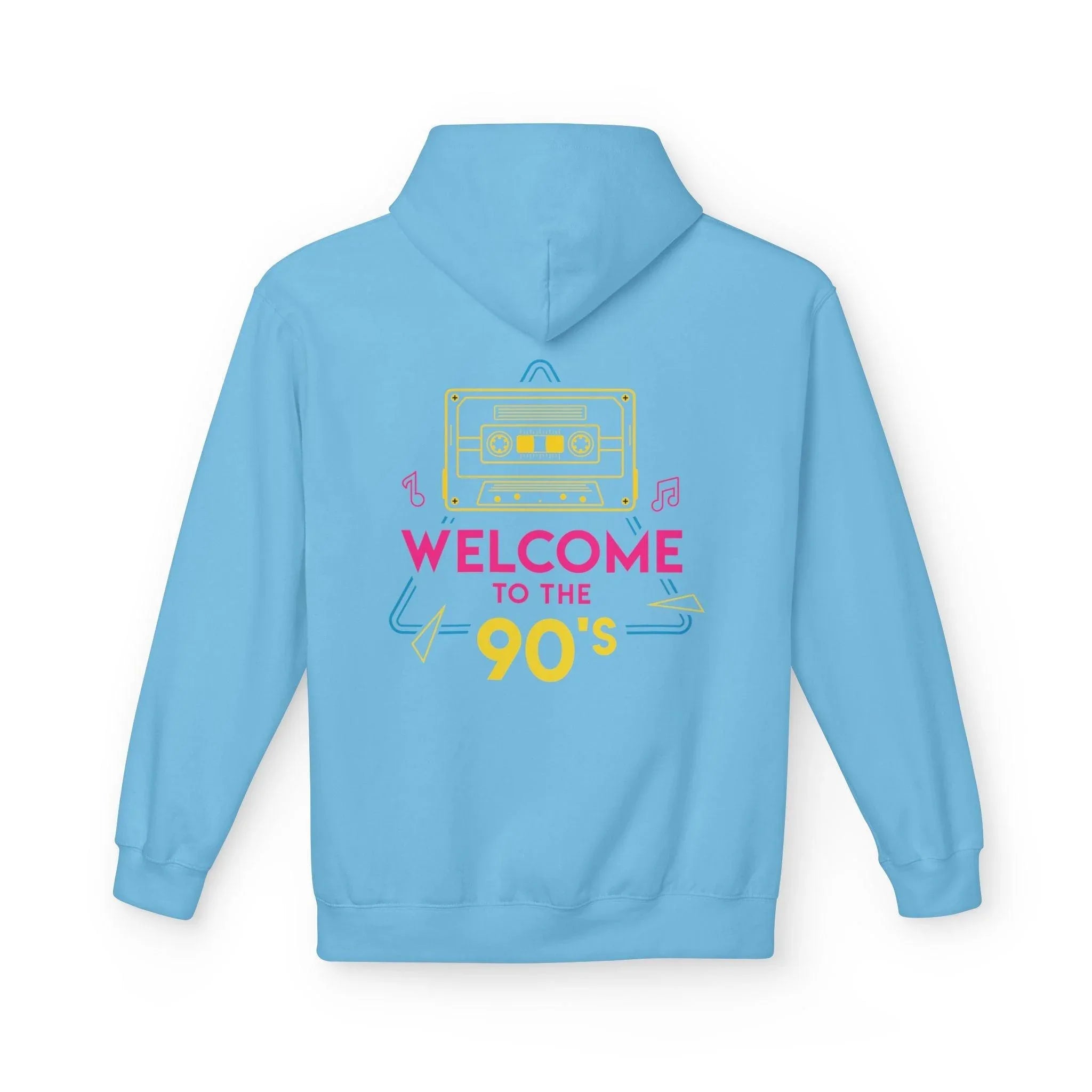 Nostalgic 90's Vibes Premium Fleece Hoodie for Ultimate Comfort