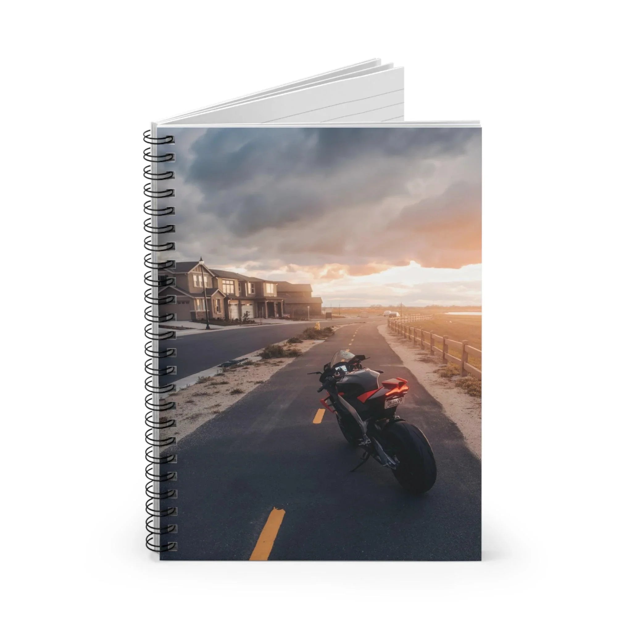 Aprilia RSV4 1100 Factory Motorcycle Spiral Notebook #019 - Throttle Designs