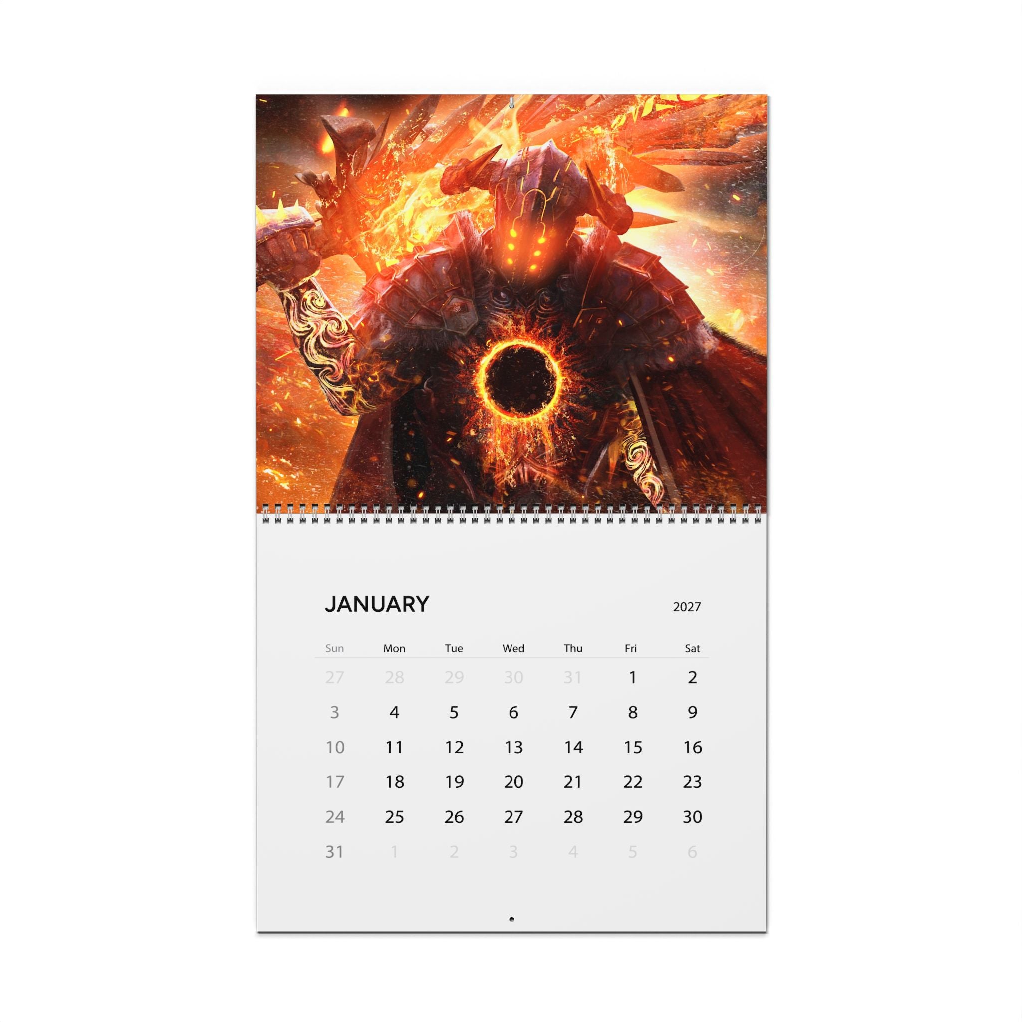 2027 Fantasy Art Calendar – Imaginative Characters, Magical Realms & Dream World Artwork