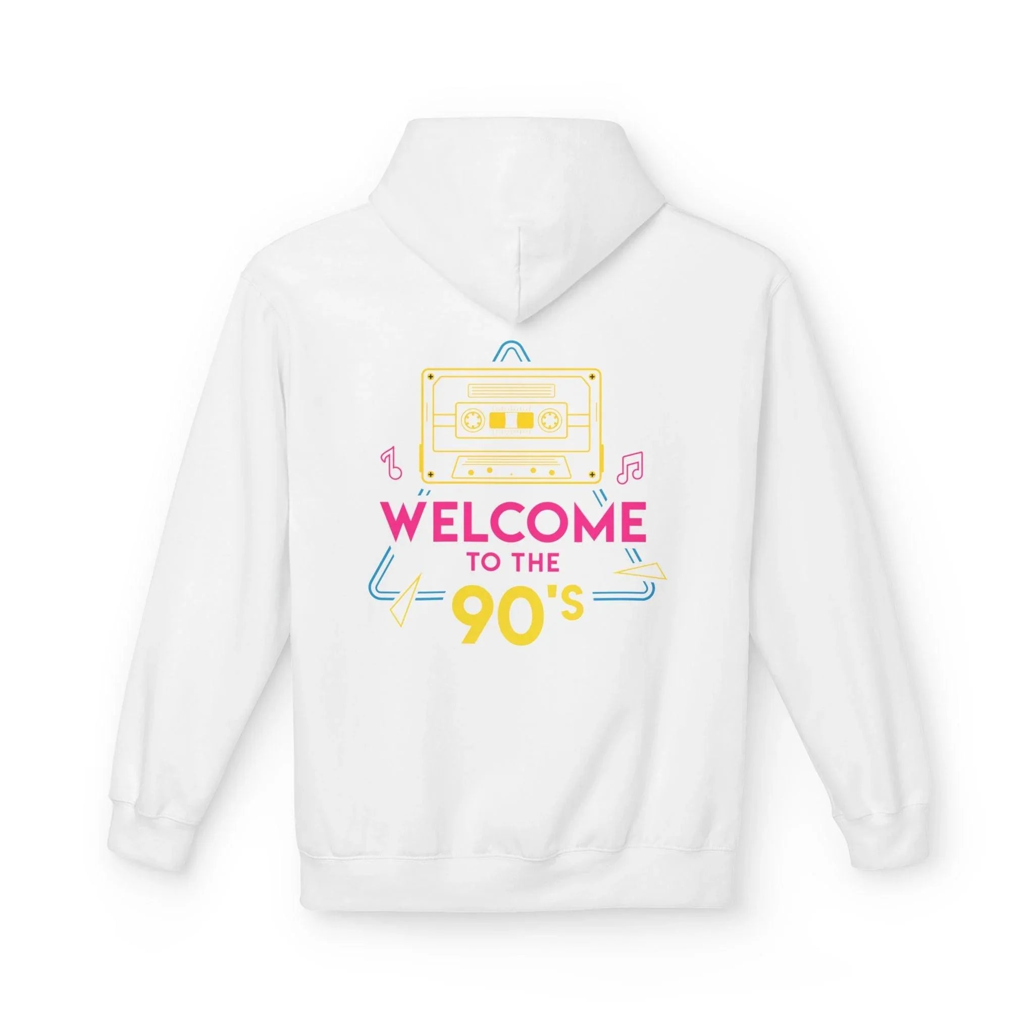 Nostalgic 90's Vibes Premium Fleece Hoodie for Ultimate Comfort