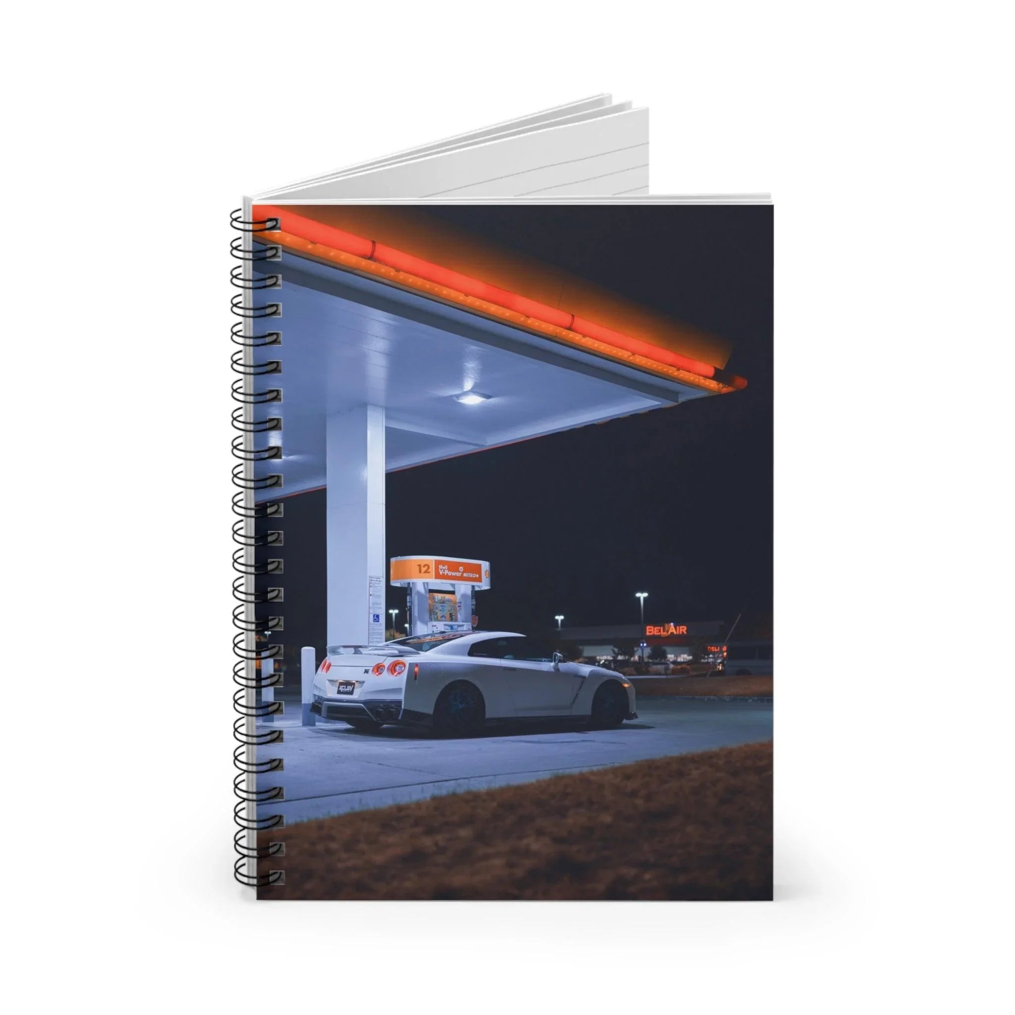 Nissan GTR R35 Automotive Spiral Notebook #014 - Throttle Designs