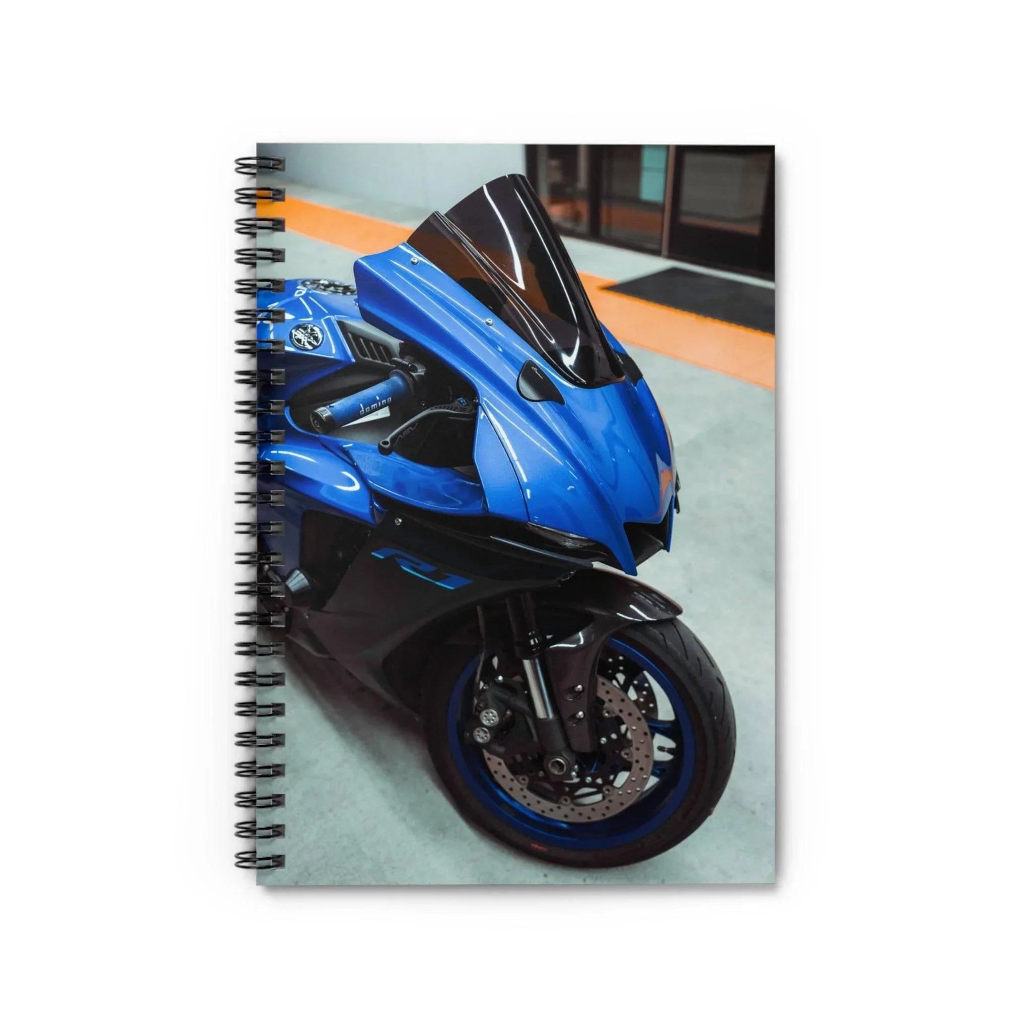 Yamaha R1 Motorcycle Spiral Notebook #028 - Throttle Designs