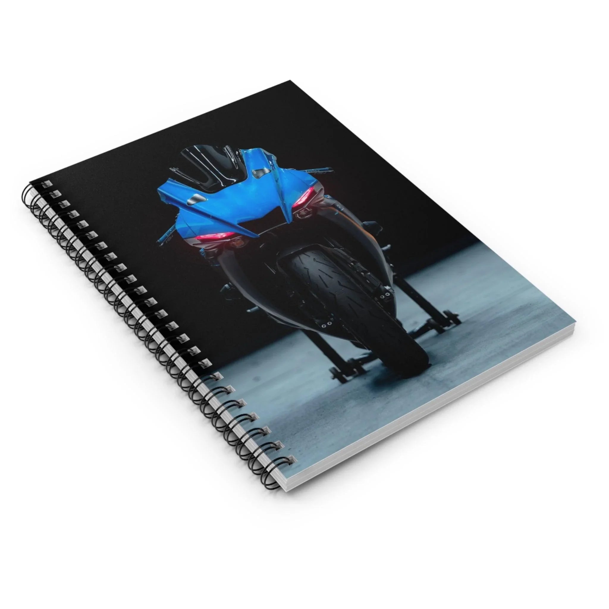 Yamaha R1 Motorcycle Spiral Notebook #019 - Throttle Designs