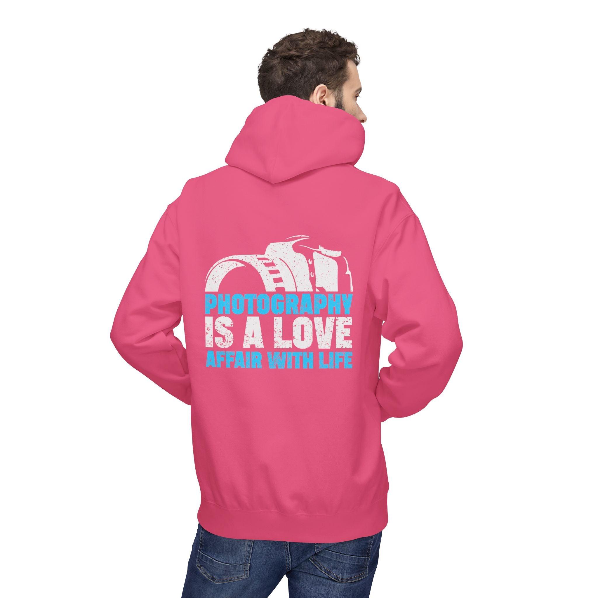 Cozy Fleece Hoodie for Photography Lovers: Embrace Life's Moments in Style