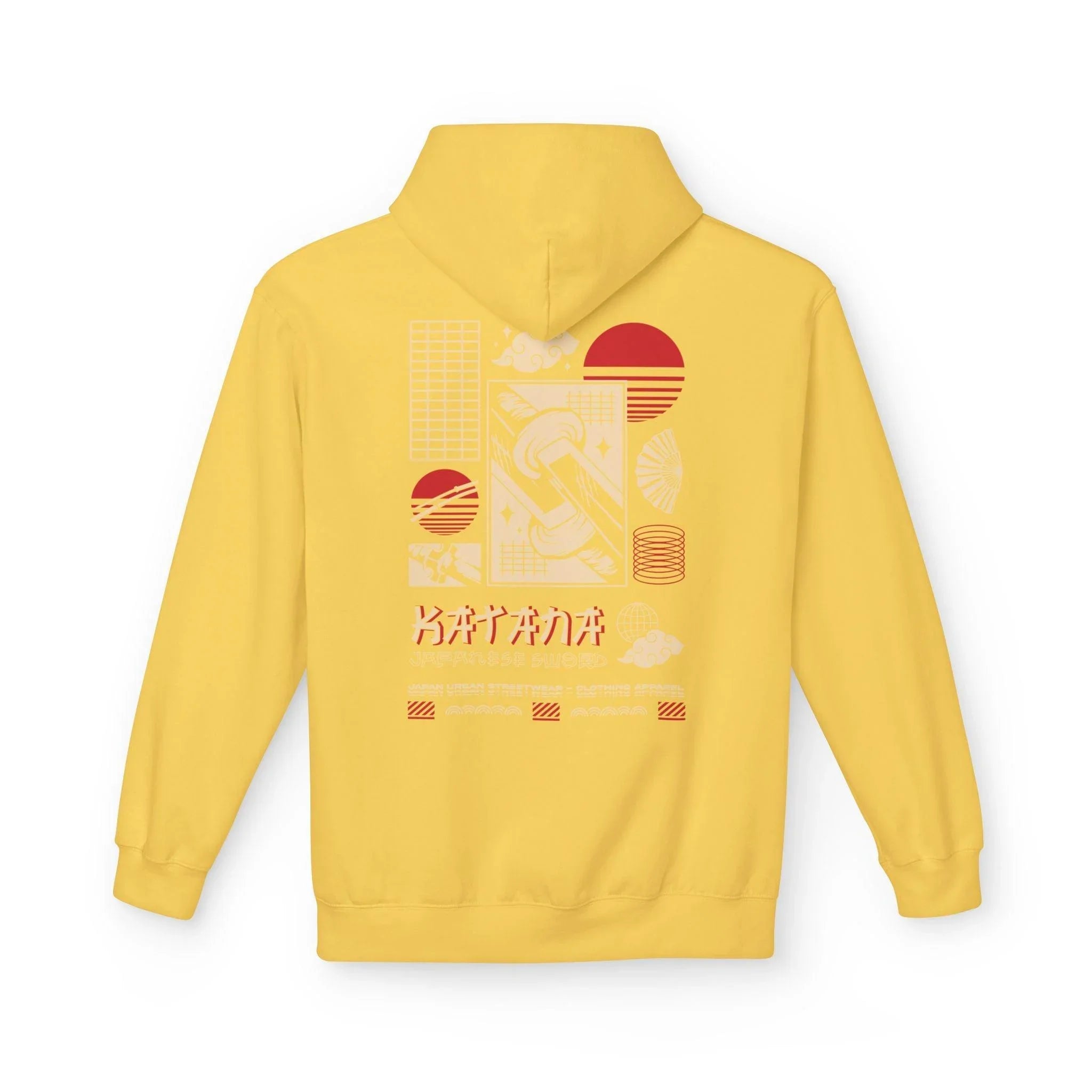 Ultimate "Katana" Japanese Fleece Hoodie for Stylish Streetwear Enthusiasts