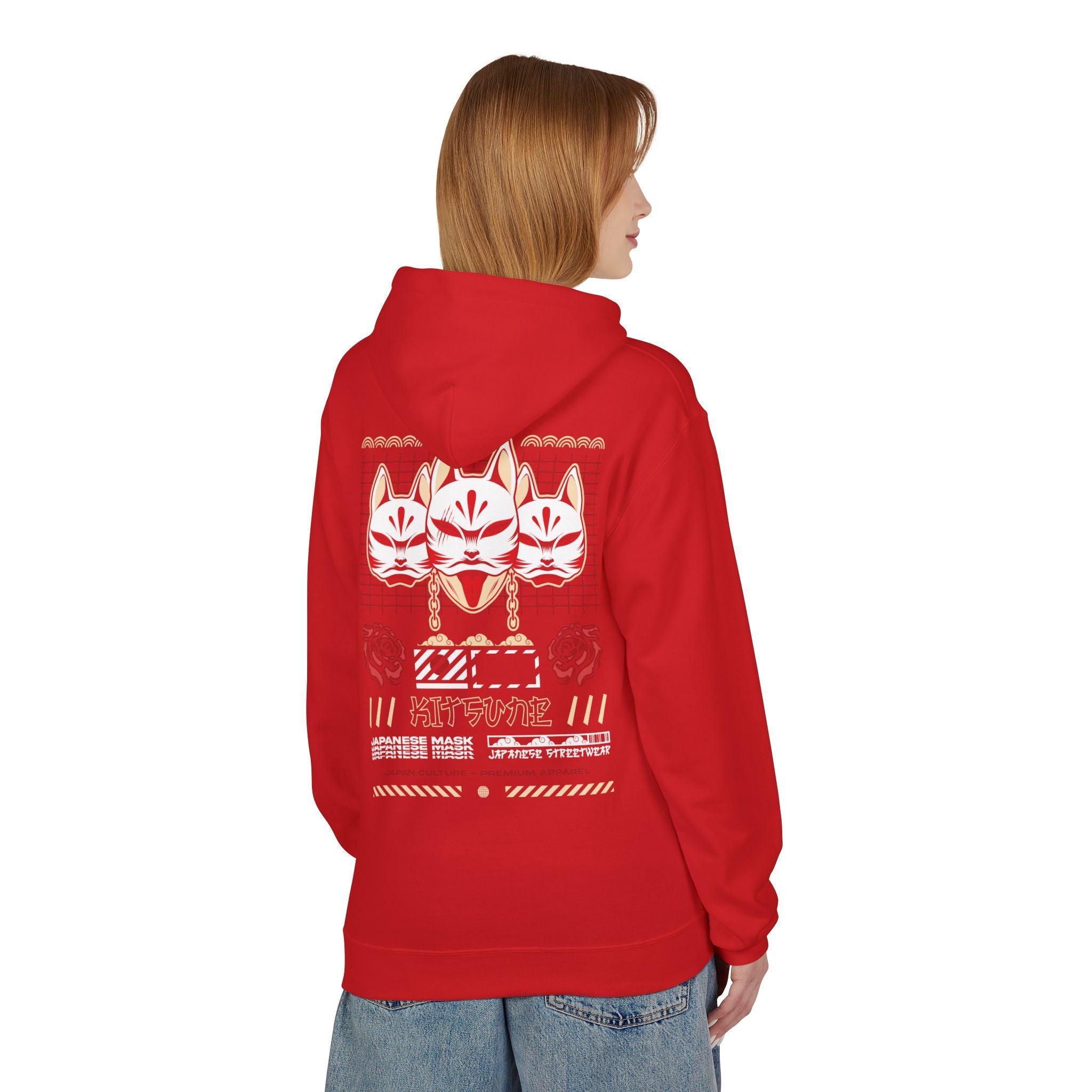 Ultimate Kitsune Japanese Streetwear Fleece Hoodie for Comfort and Style
