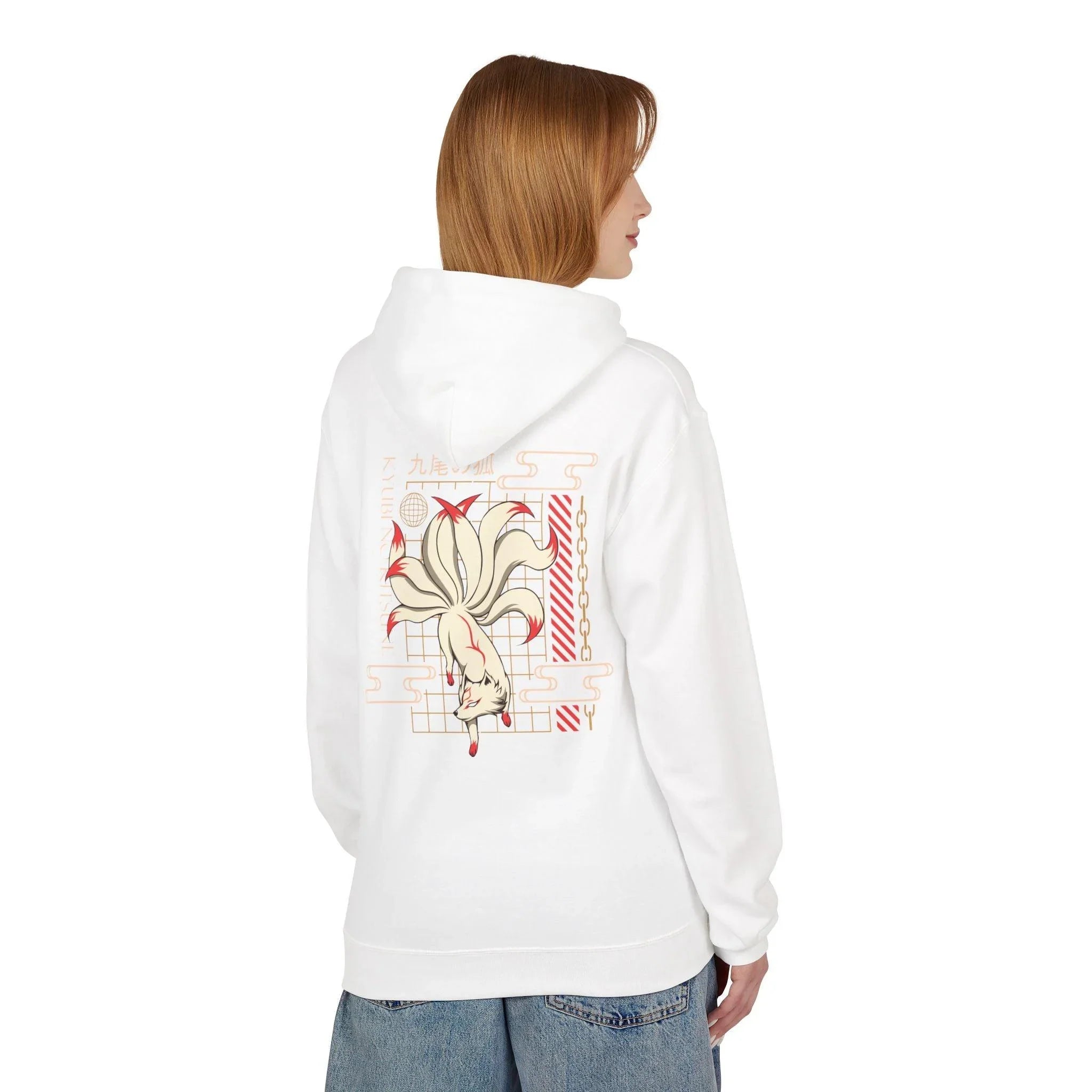 Kyubi No Kitsune Japanese Streetwear Fleece Hoodie – Ultimate Comfort Meets Stylish Design