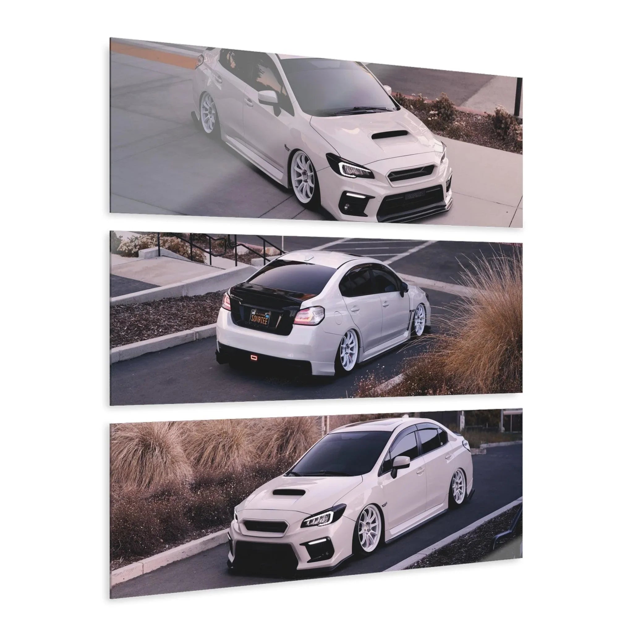 Subaru WRX 3-Piece Acrylic Wall Art #001 for Car Lovers