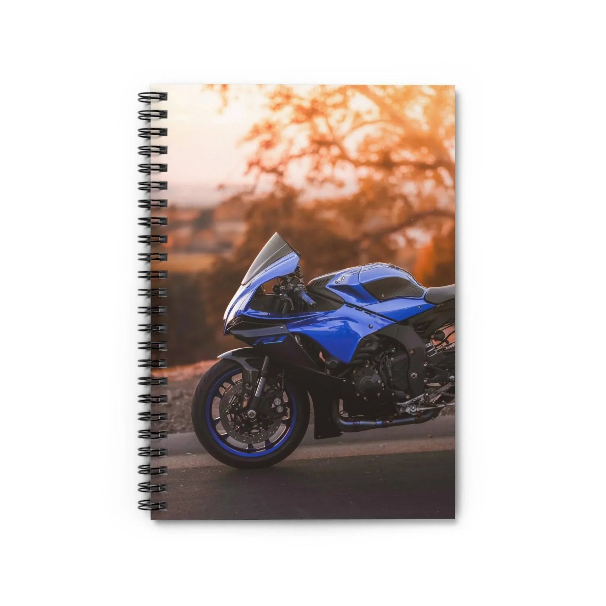 Yamaha R1 Motorcycle Spiral Notebook #031 - Throttle Designs