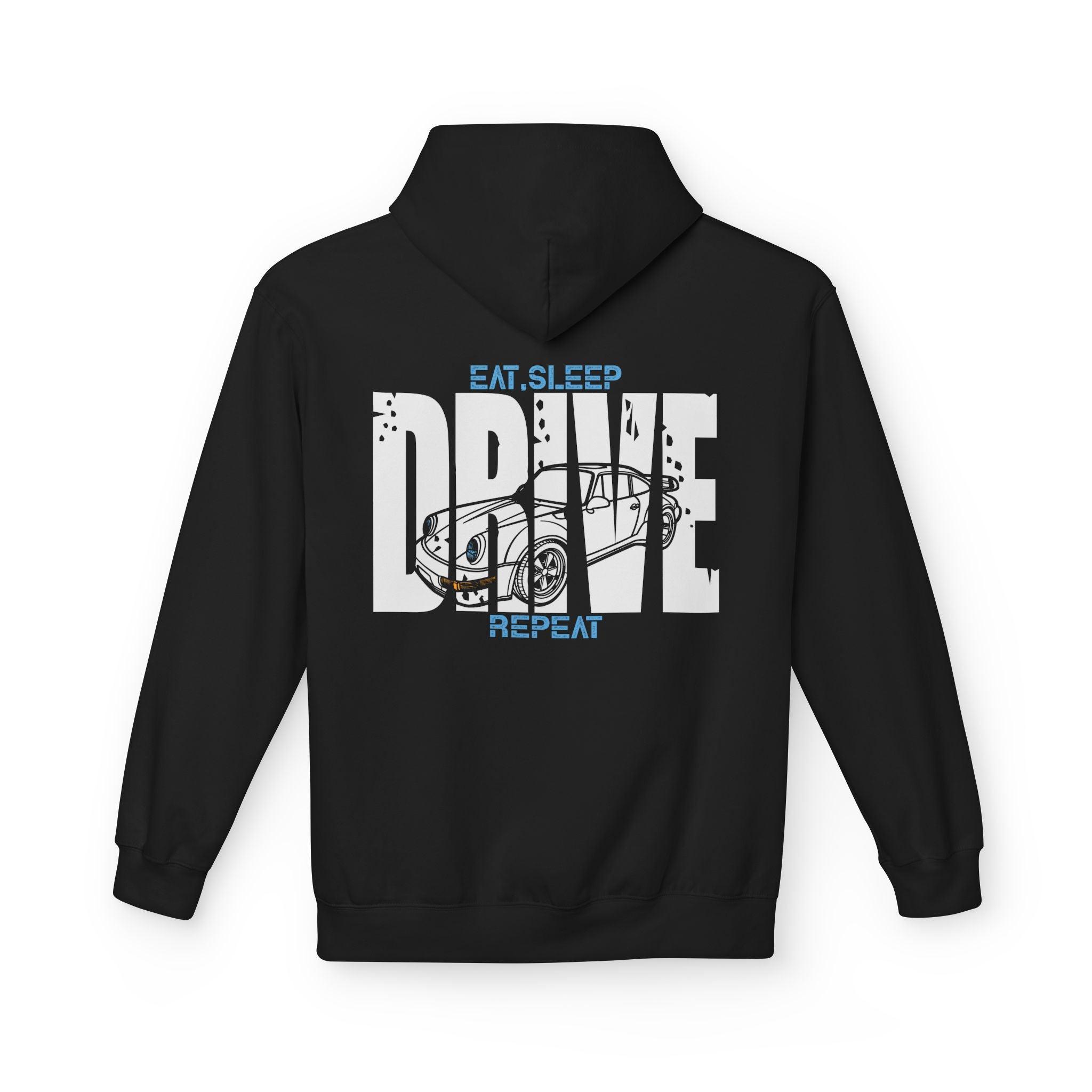 Classic Porsche 911 DRIVE Fleece Hoodie for Ultimate Comfort