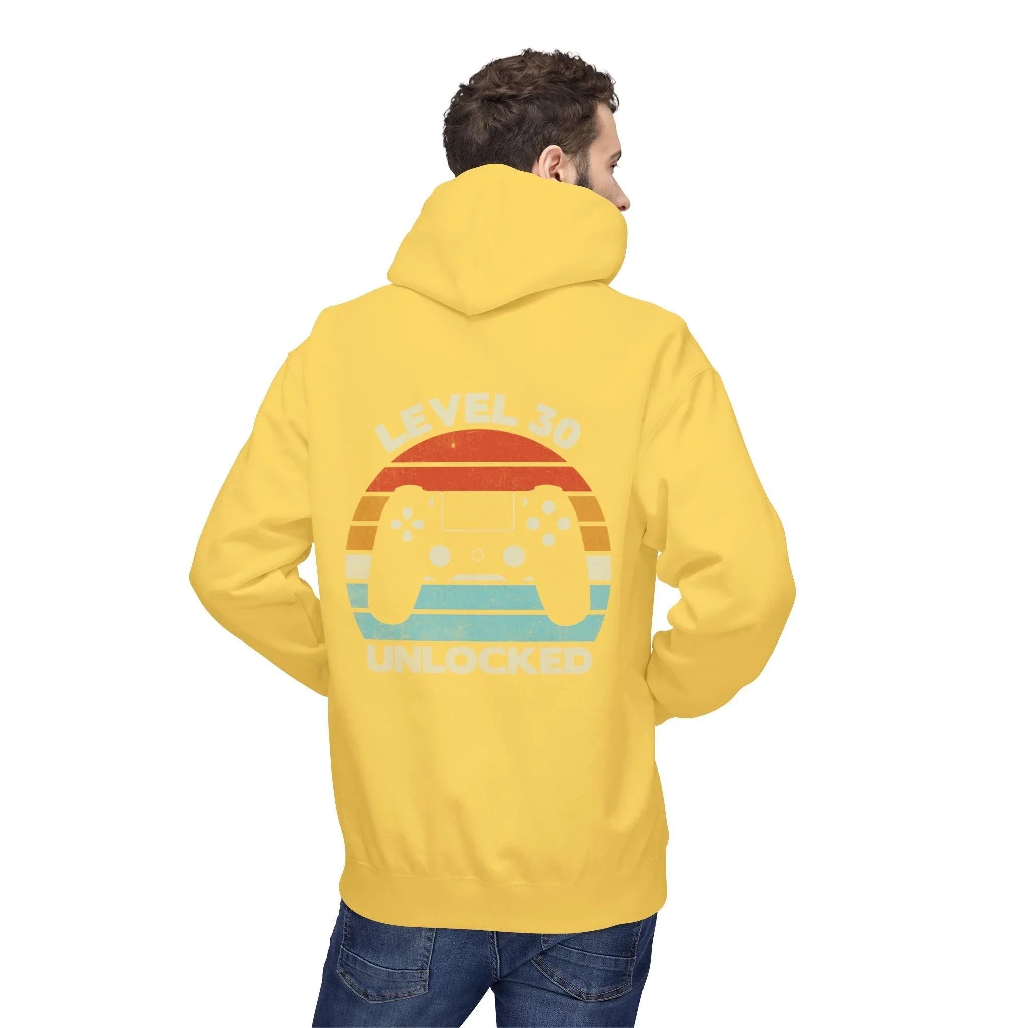 Level Up Your Style: Retro Gaming Fleece Hoodie with Comfort and Charm