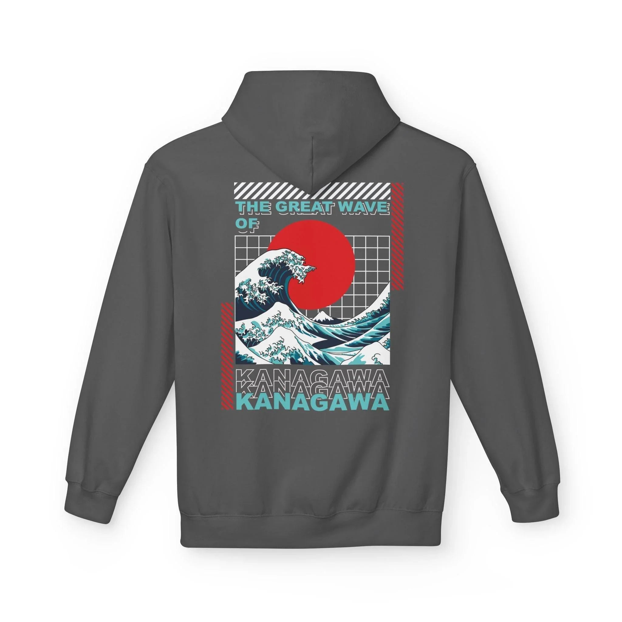 Ultimate Kanagawa Wave Fleece Hoodie: Stylish Japanese Streetwear Comfort