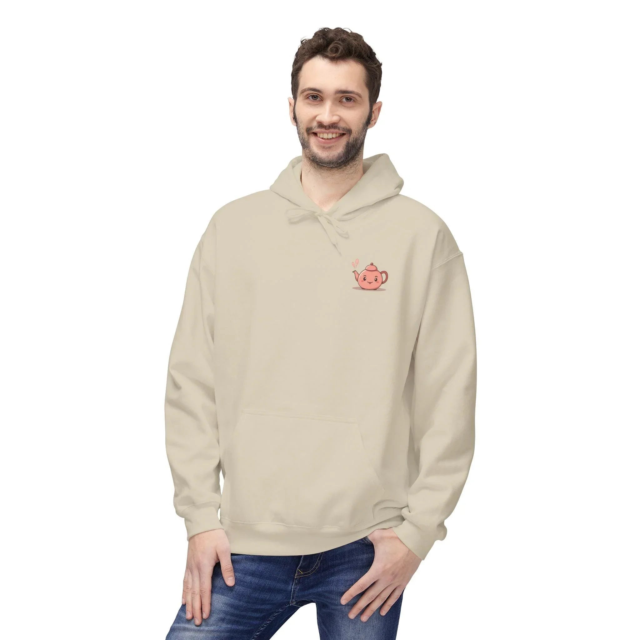 Charming Tea Cup Fleece Hoodie for Ultimate Comfort and Style