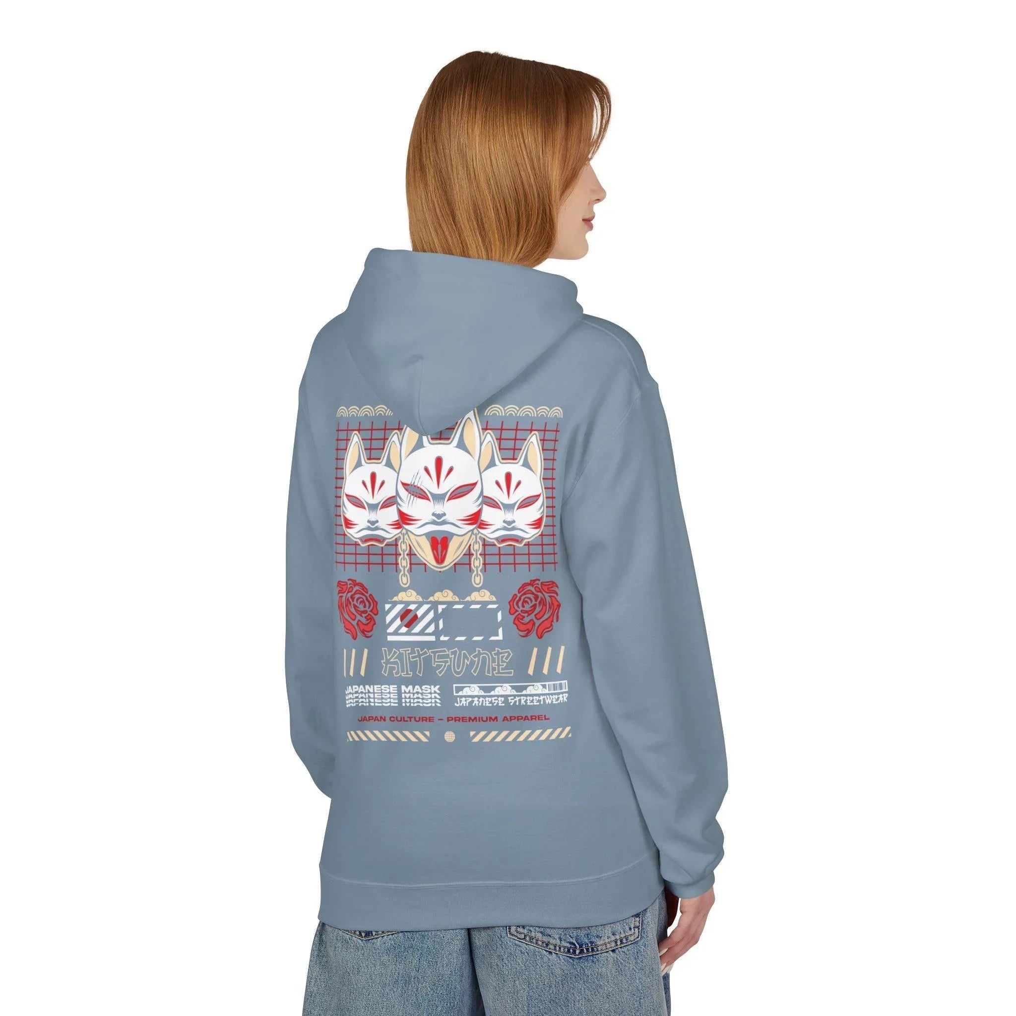 Ultimate Kitsune Japanese Streetwear Fleece Hoodie for Comfort and Style