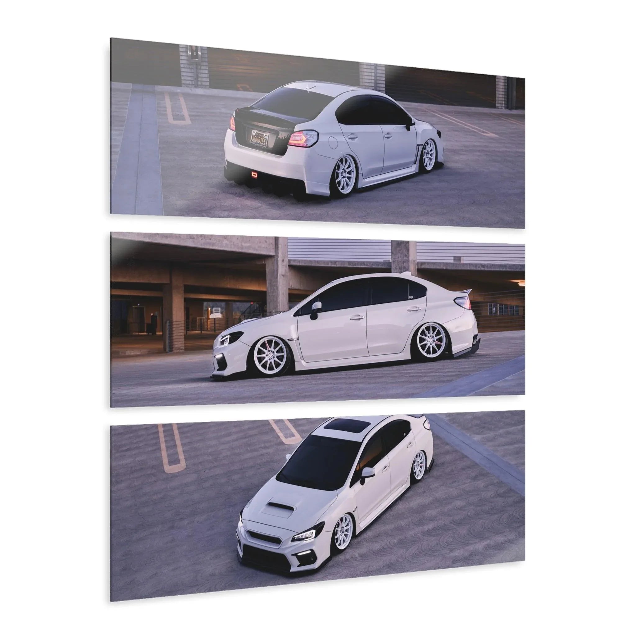 Subaru WRX 3-Piece Acrylic Wall Art #002 for Car Lovers