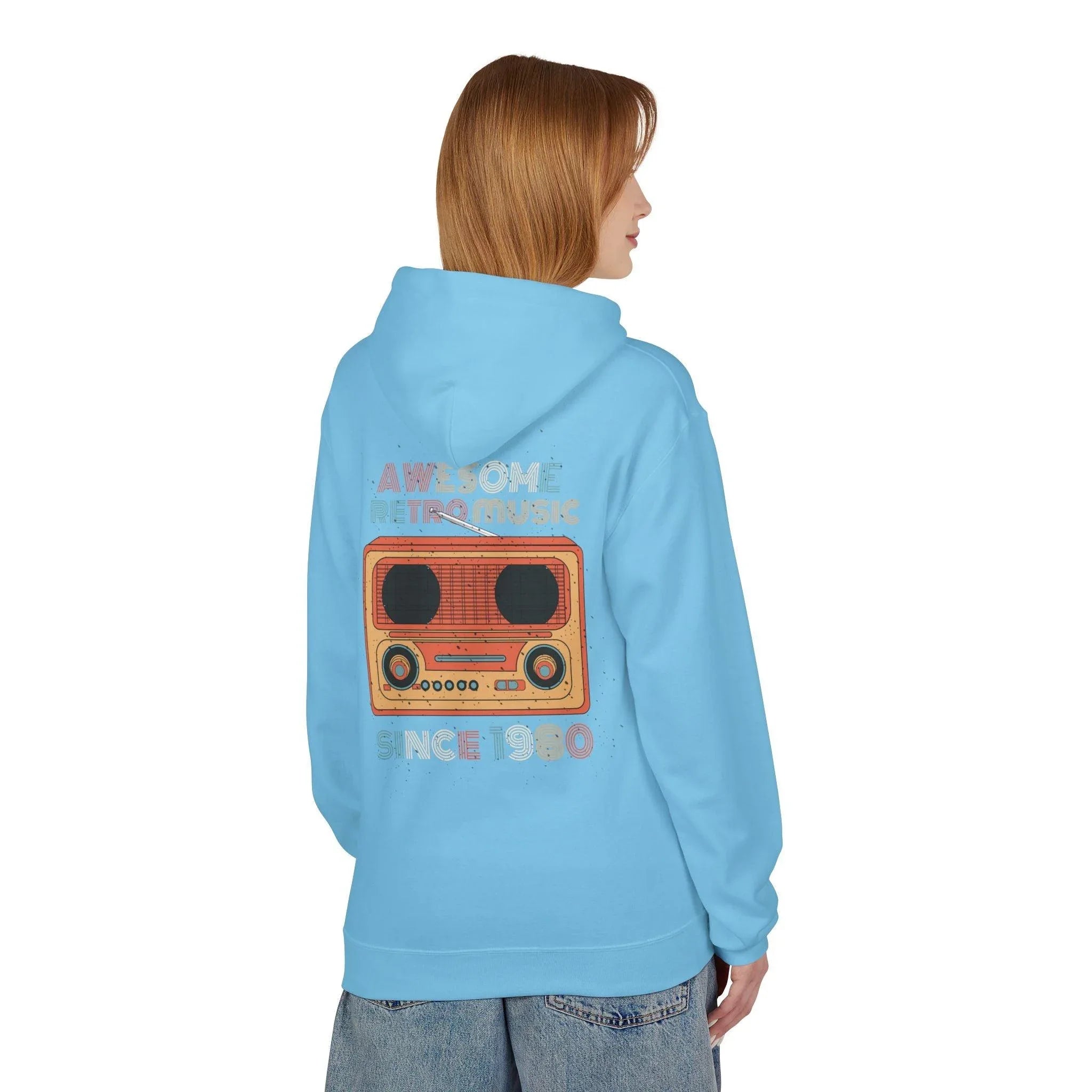 Stylish Retro Music Fleece Hoodie for Ultimate Comfort