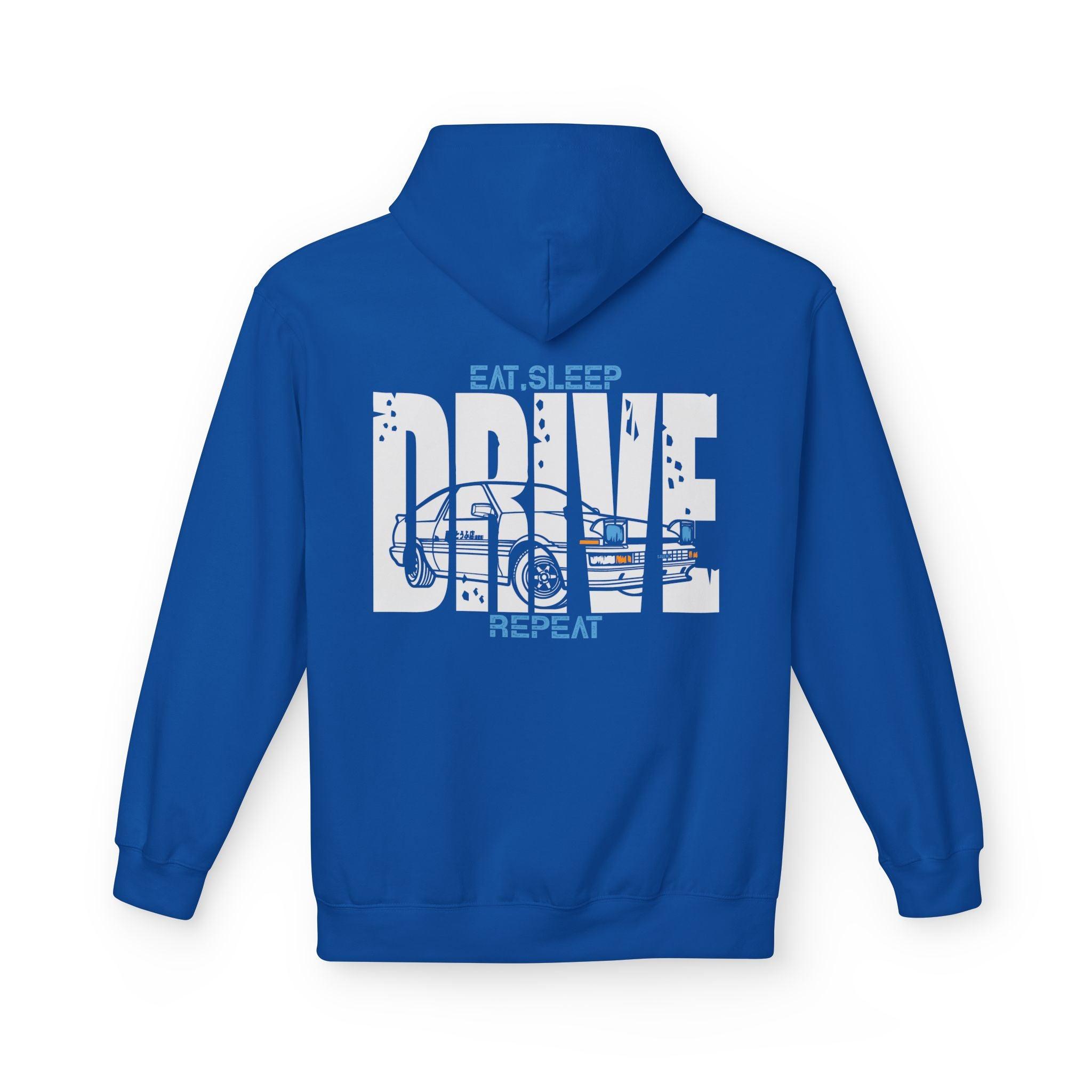 Toyota AE86 Trueno Fleece Hoodie for Car Enthusiasts - Premium Quality
