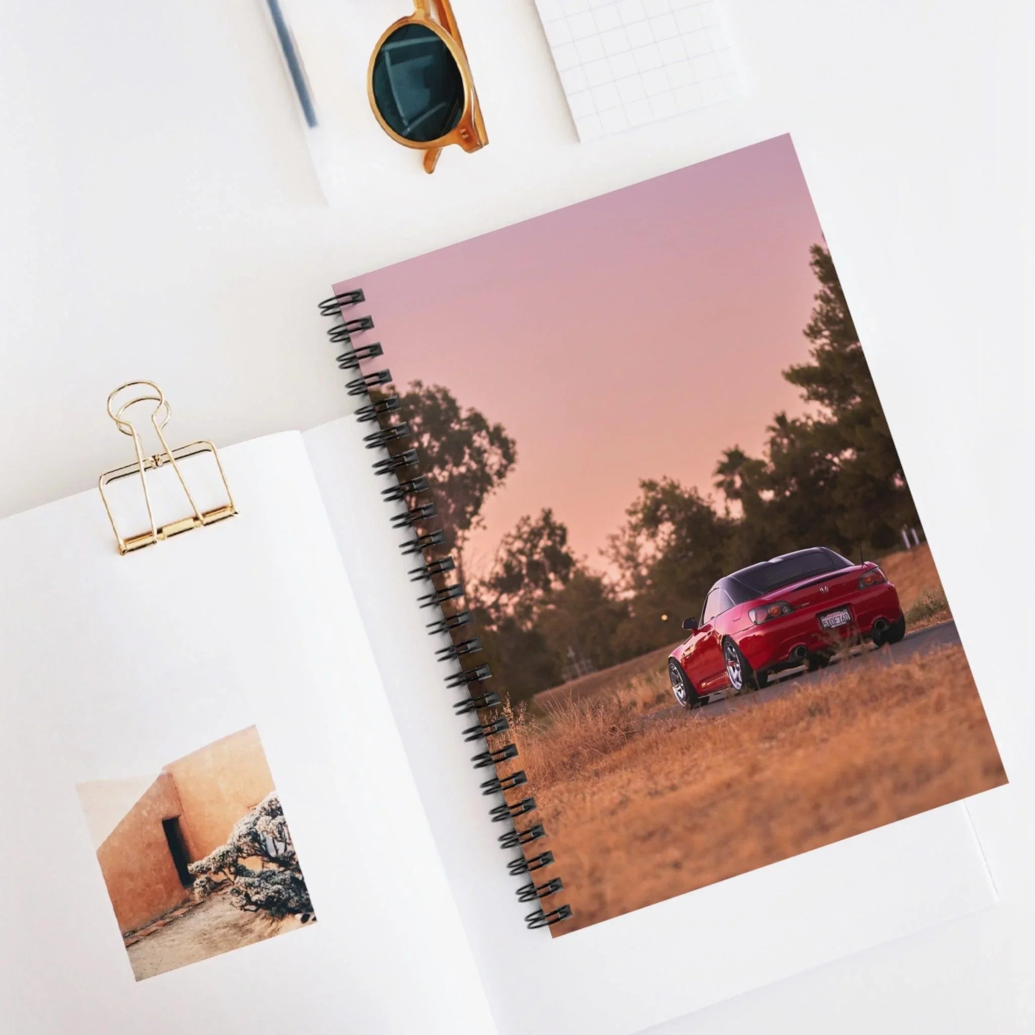 Honda S2000 Automotive Spiral Notebook #018 - Throttle Designs