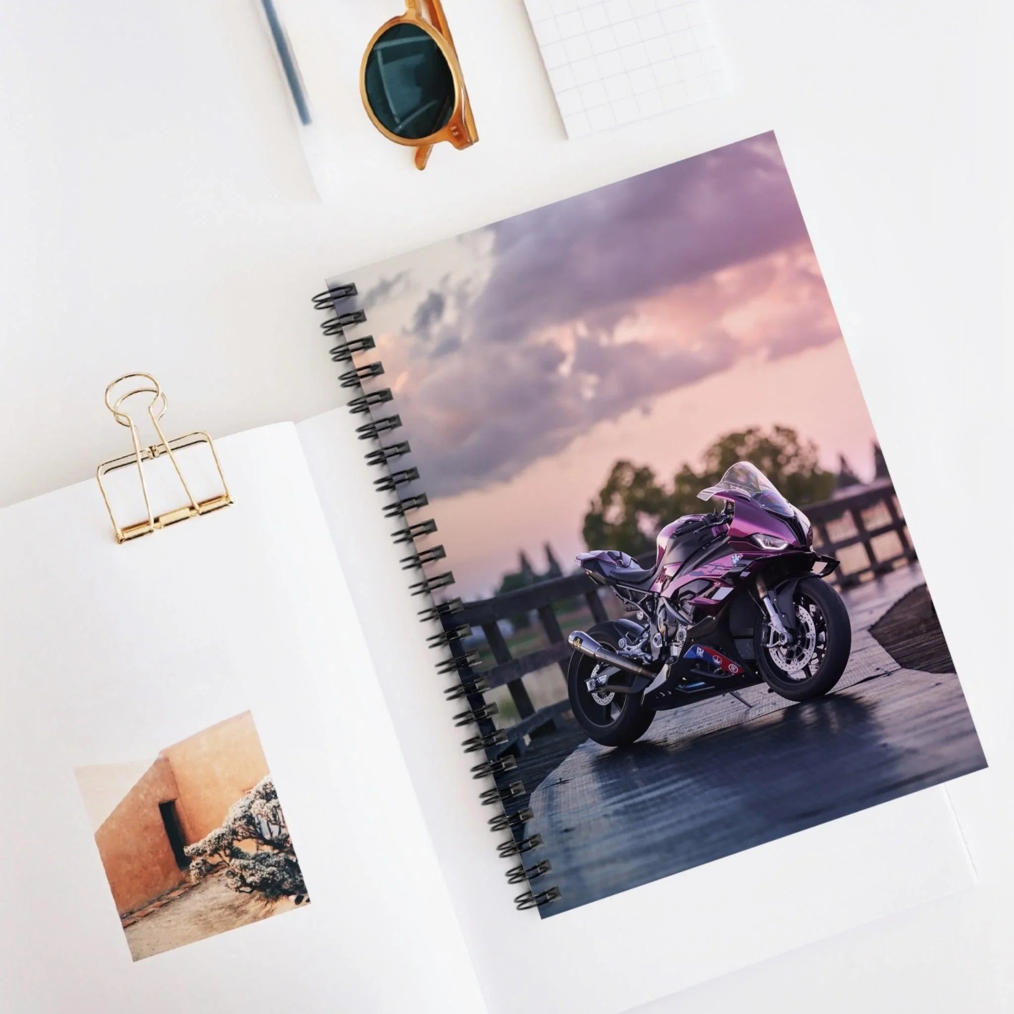 BMW S1000RR Motorcycle Spiral Notebook #038 - Throttle Designs