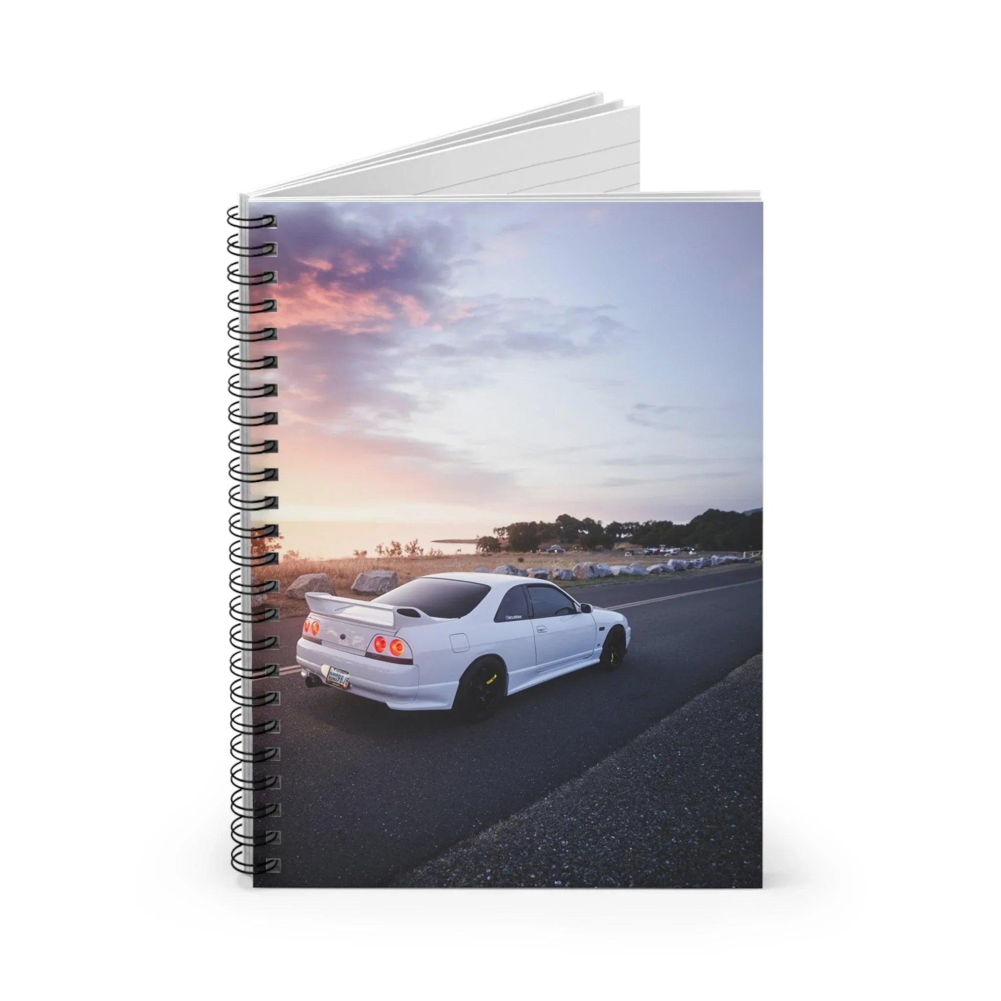 Nissan Skyline R33 GTS-T Automotive Spiral Notebook #006 - Throttle Designs
