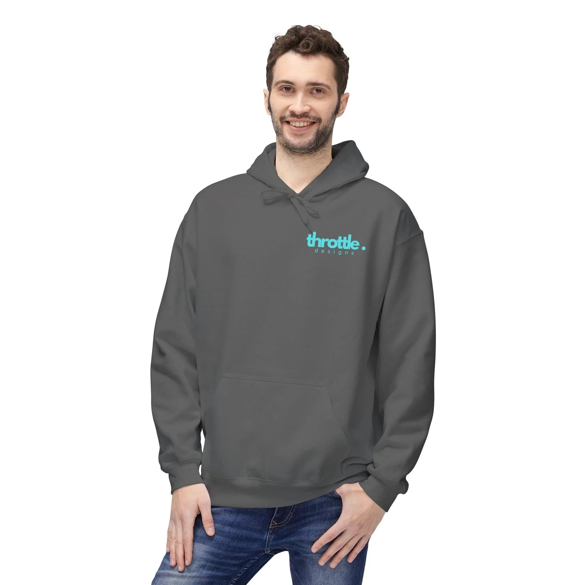 Cozy "But First Coffee" Fleece Hoodie for Coffee Lovers