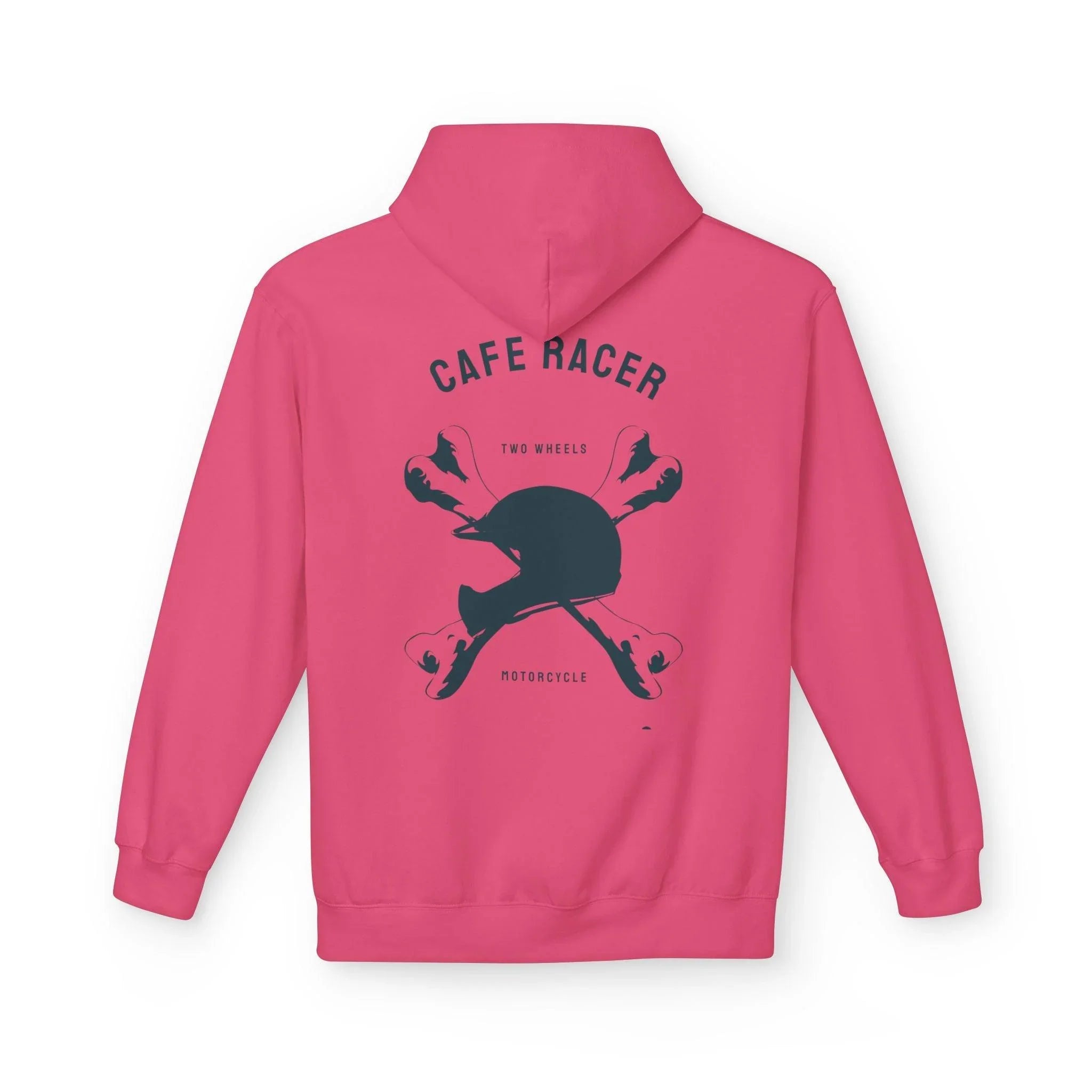 Ultimate Cafe Racer Fleece Hoodie - Embrace the Ride with "Never Stop Riding" Design