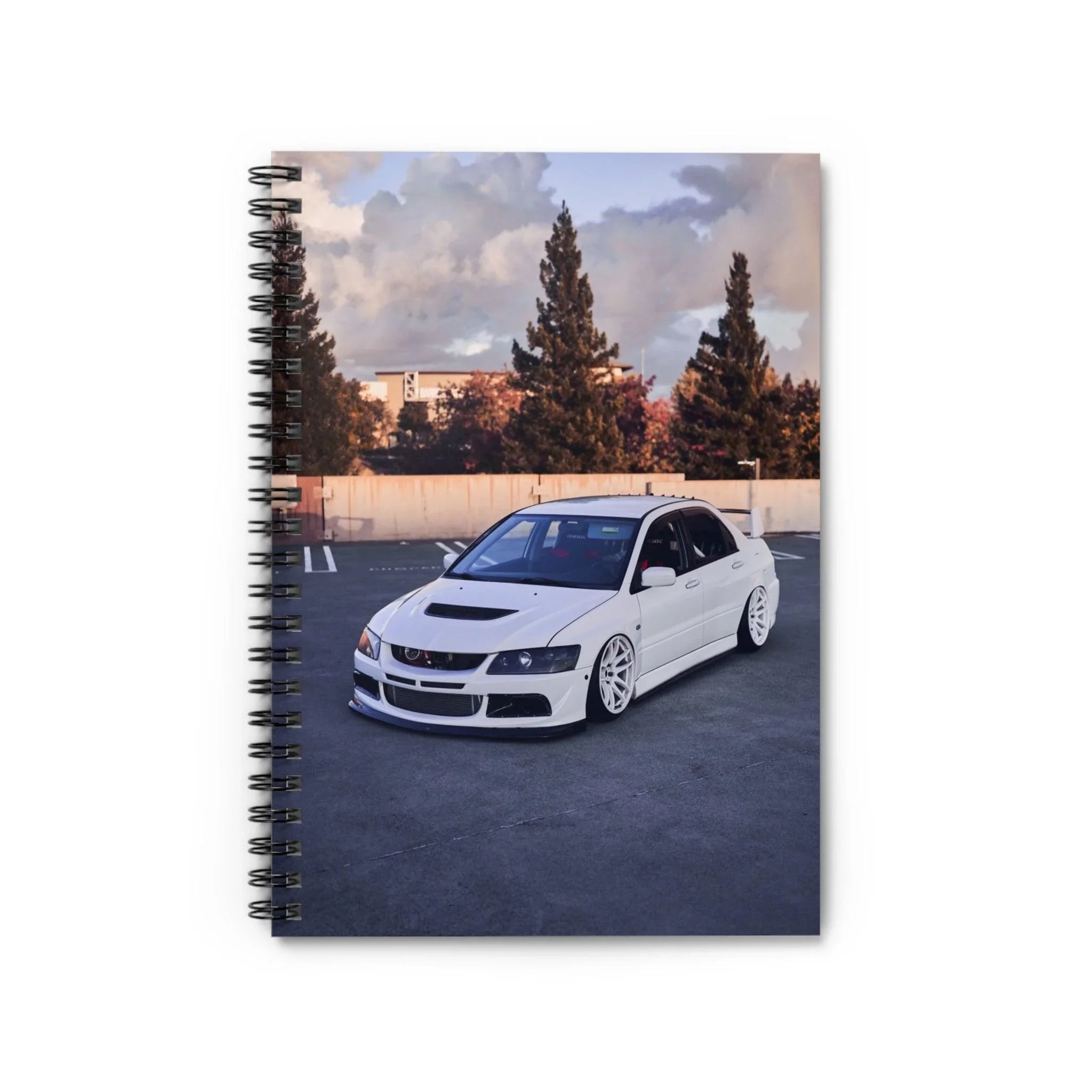 Mitsubishi Evo 8 Automotive Spiral Notebook #004 - Throttle Designs