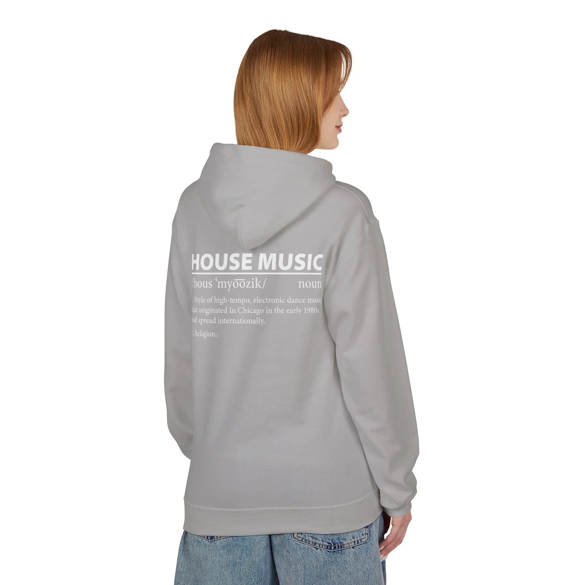 Ultimate House Music Fleece Hoodie for Comfort and Style
