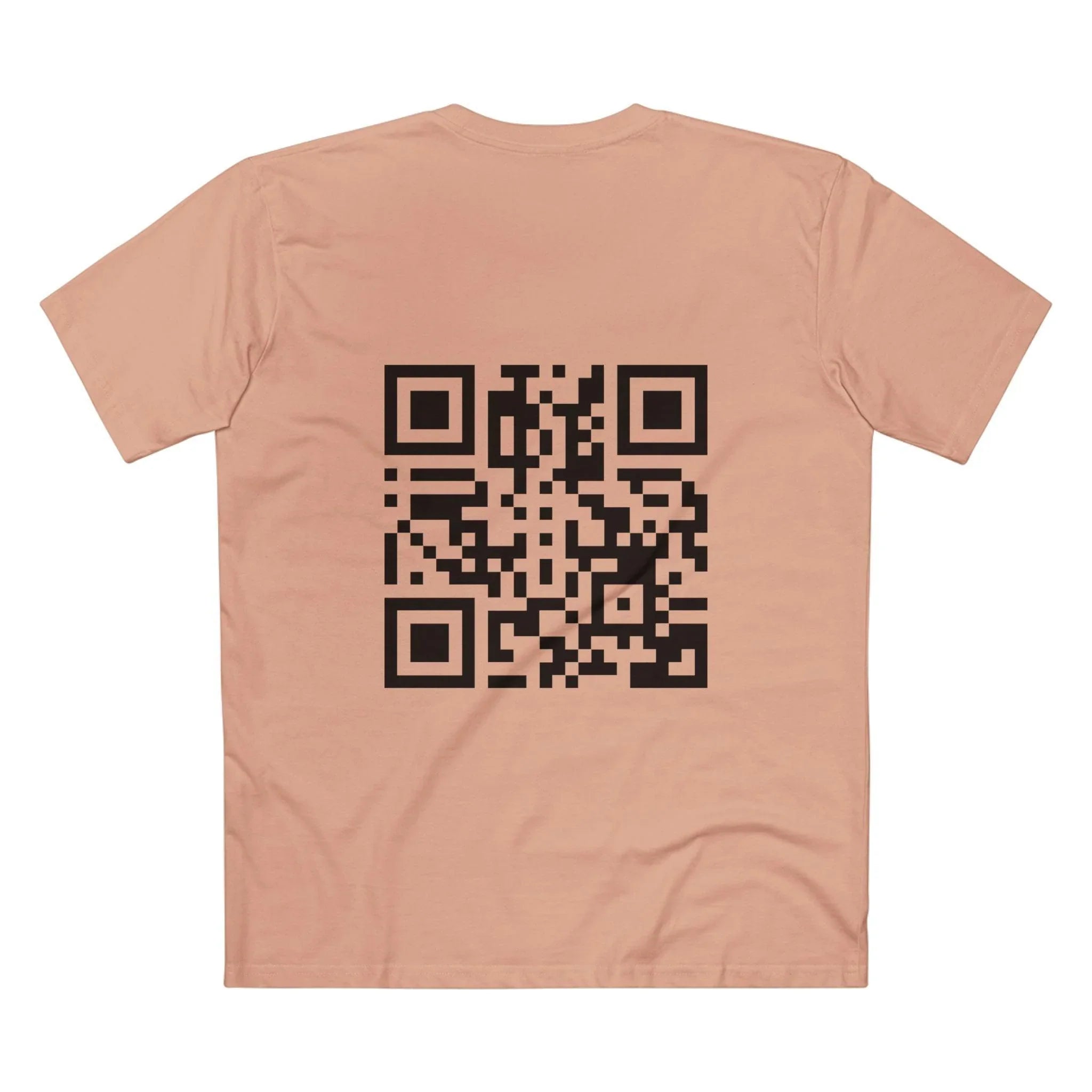 Throttle Designs Rickroll QR Code Tee for Motorcycle & Car Lovers
