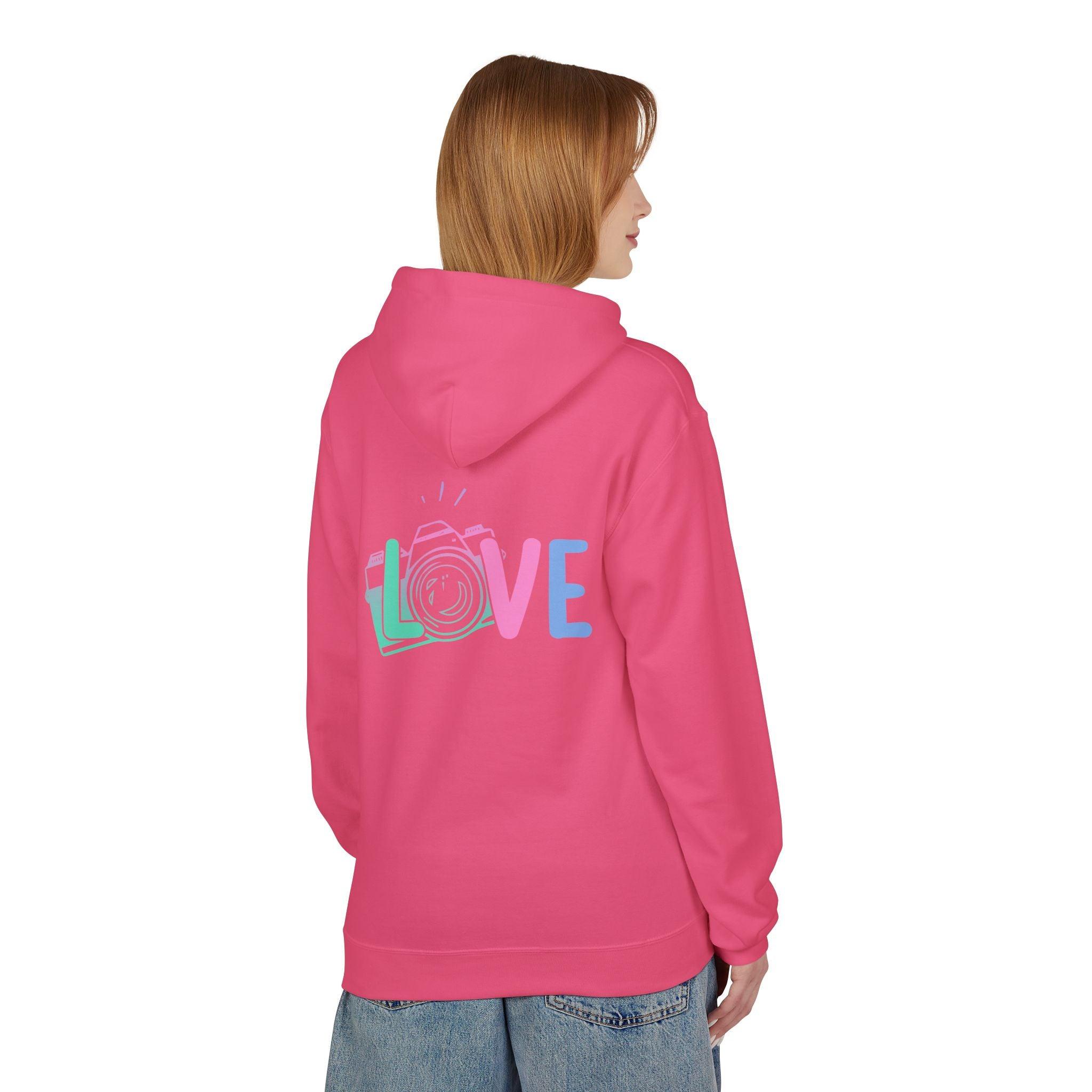 Cozy Love Photography Fleece Hoodie for Stylish Comfort