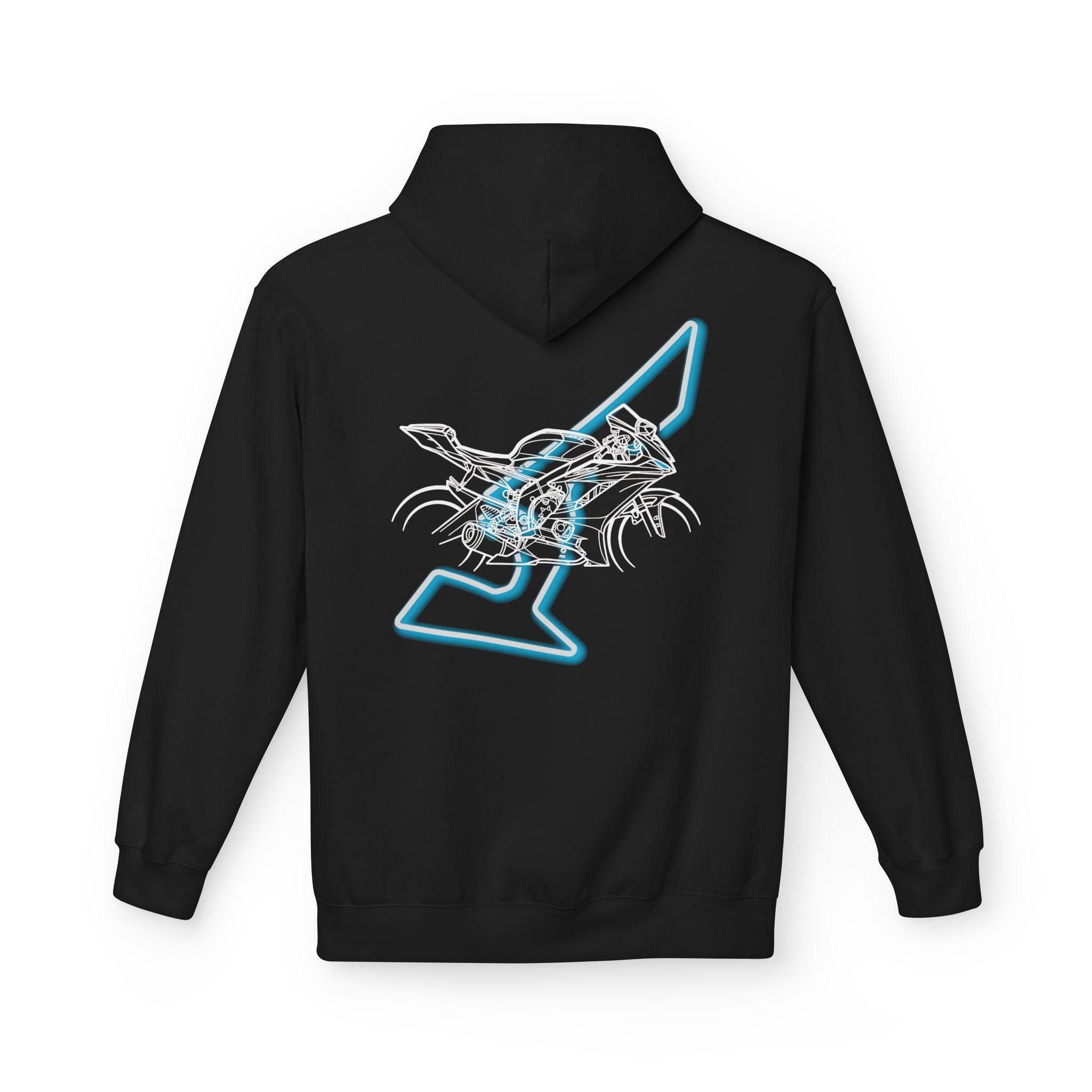 Yamaha R6 Circuit of the Americas Hoodie - Stylish Comfort for Racers